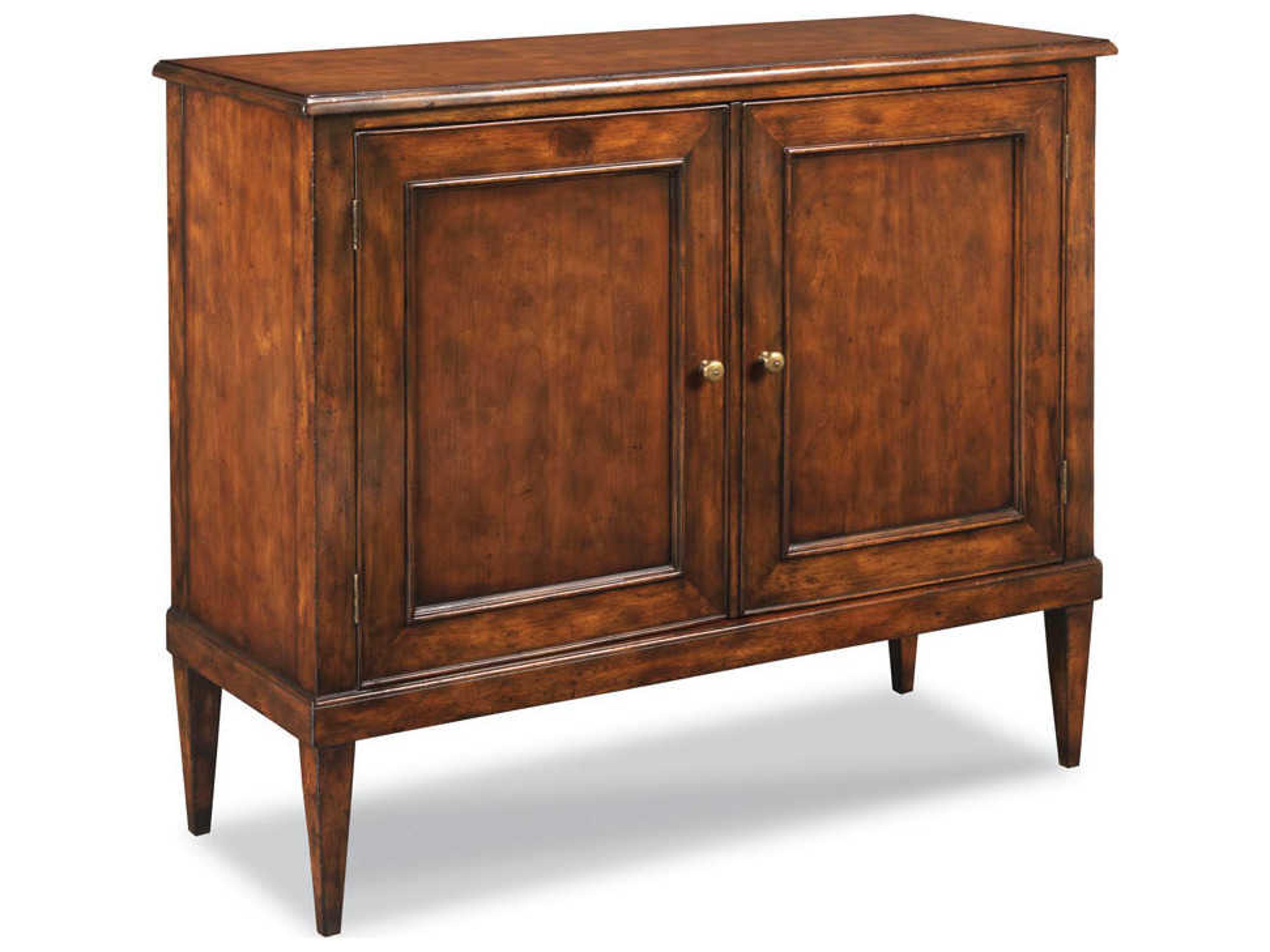 Cerise Bordeaux Brown Hardwood Accent Chest