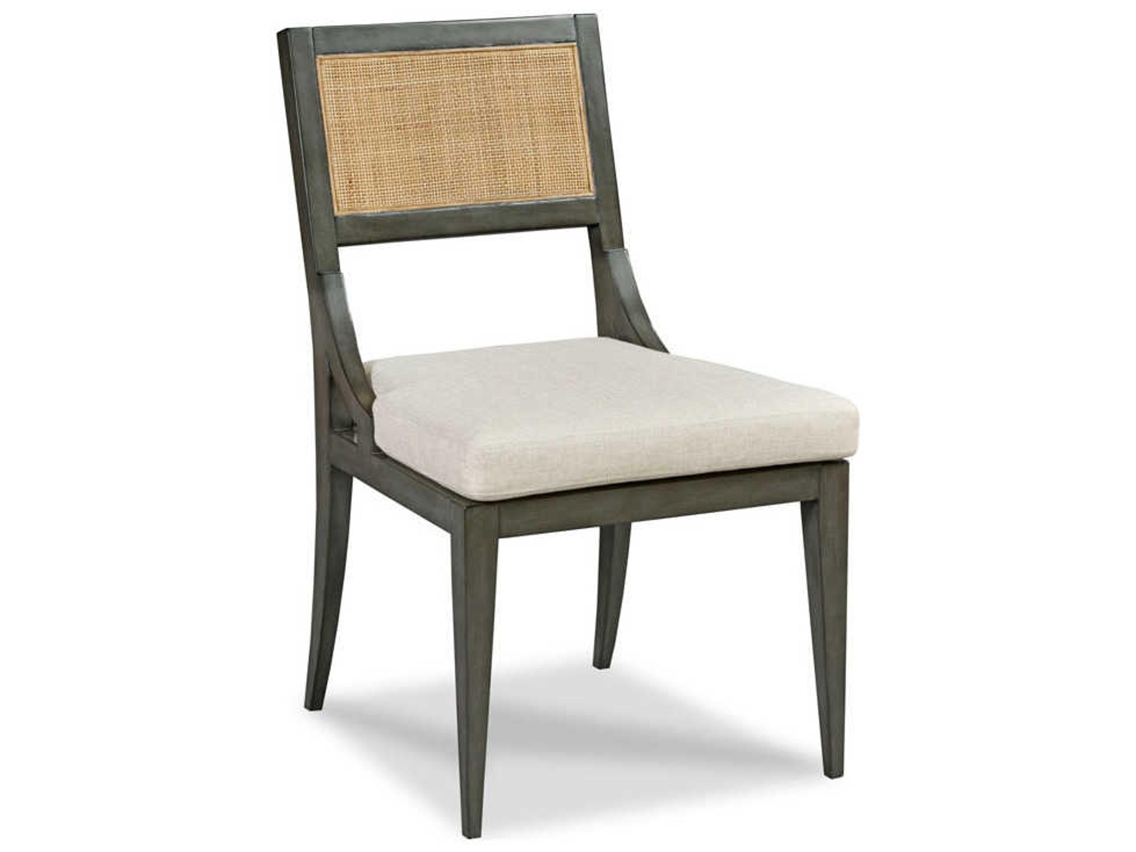 Salvador Hardwood Gray Upholstered Side Dining Chair