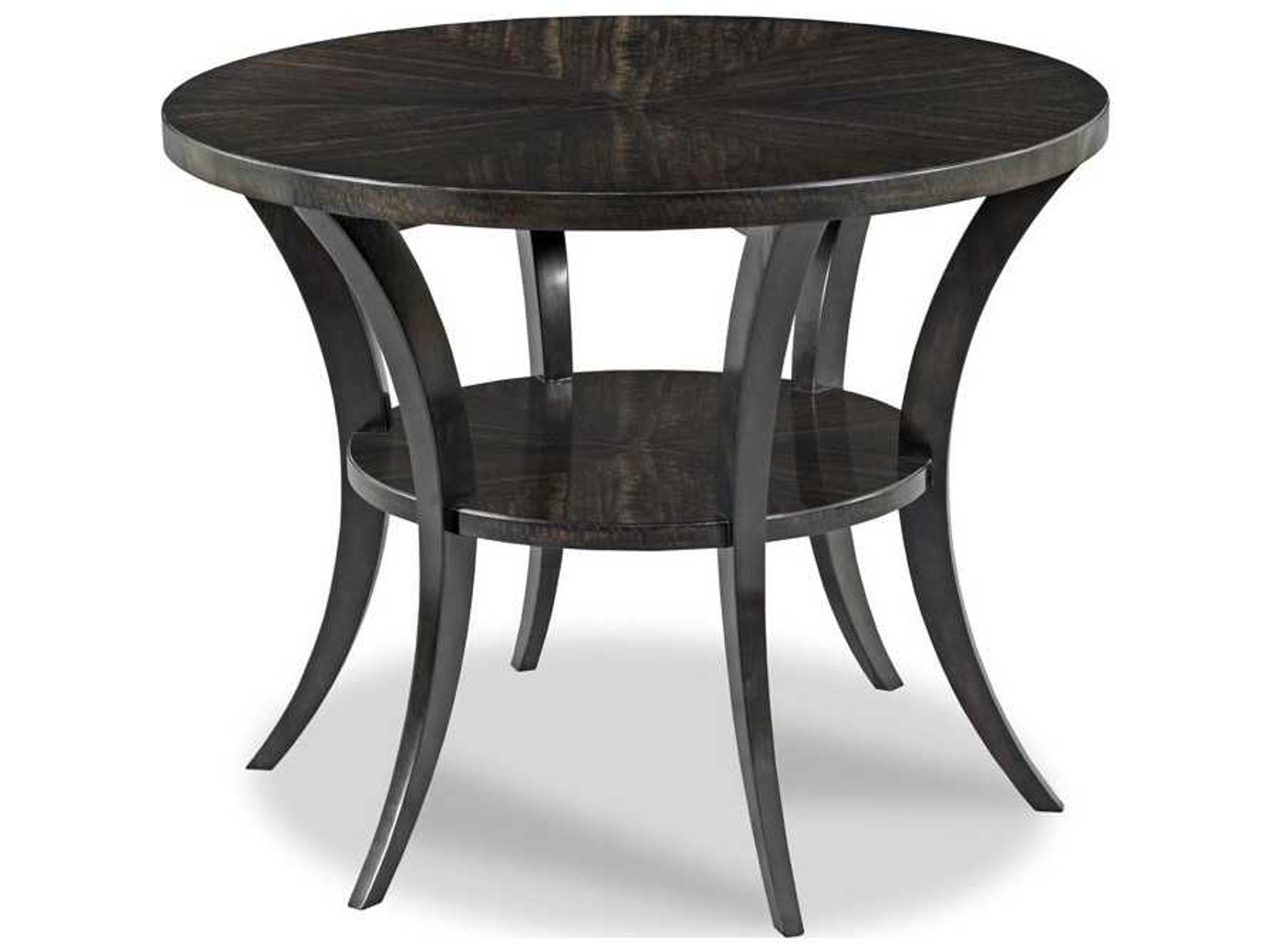 Fontane Round Midnight End Table