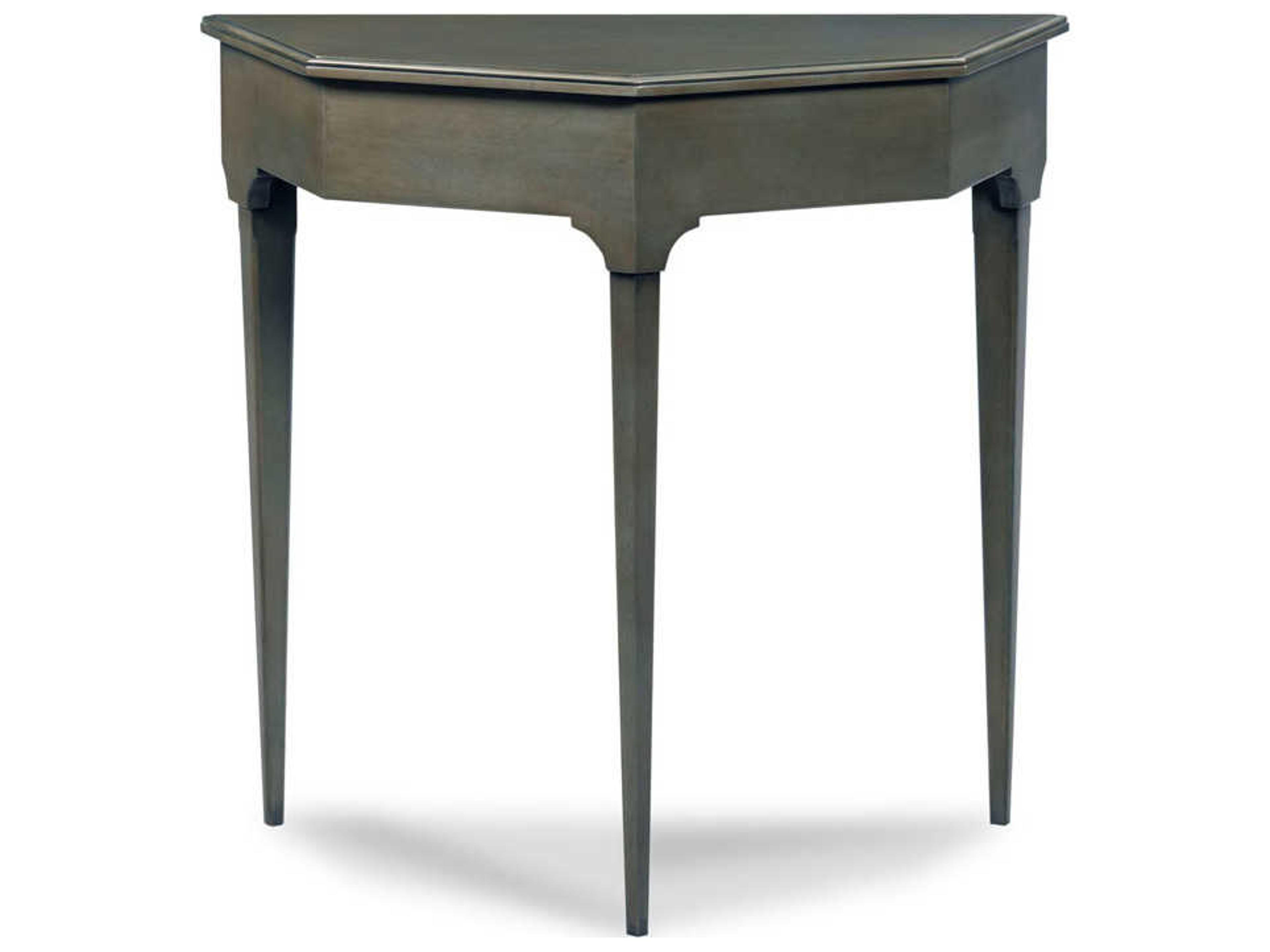 Marseille Demilune Charcoal Console Table