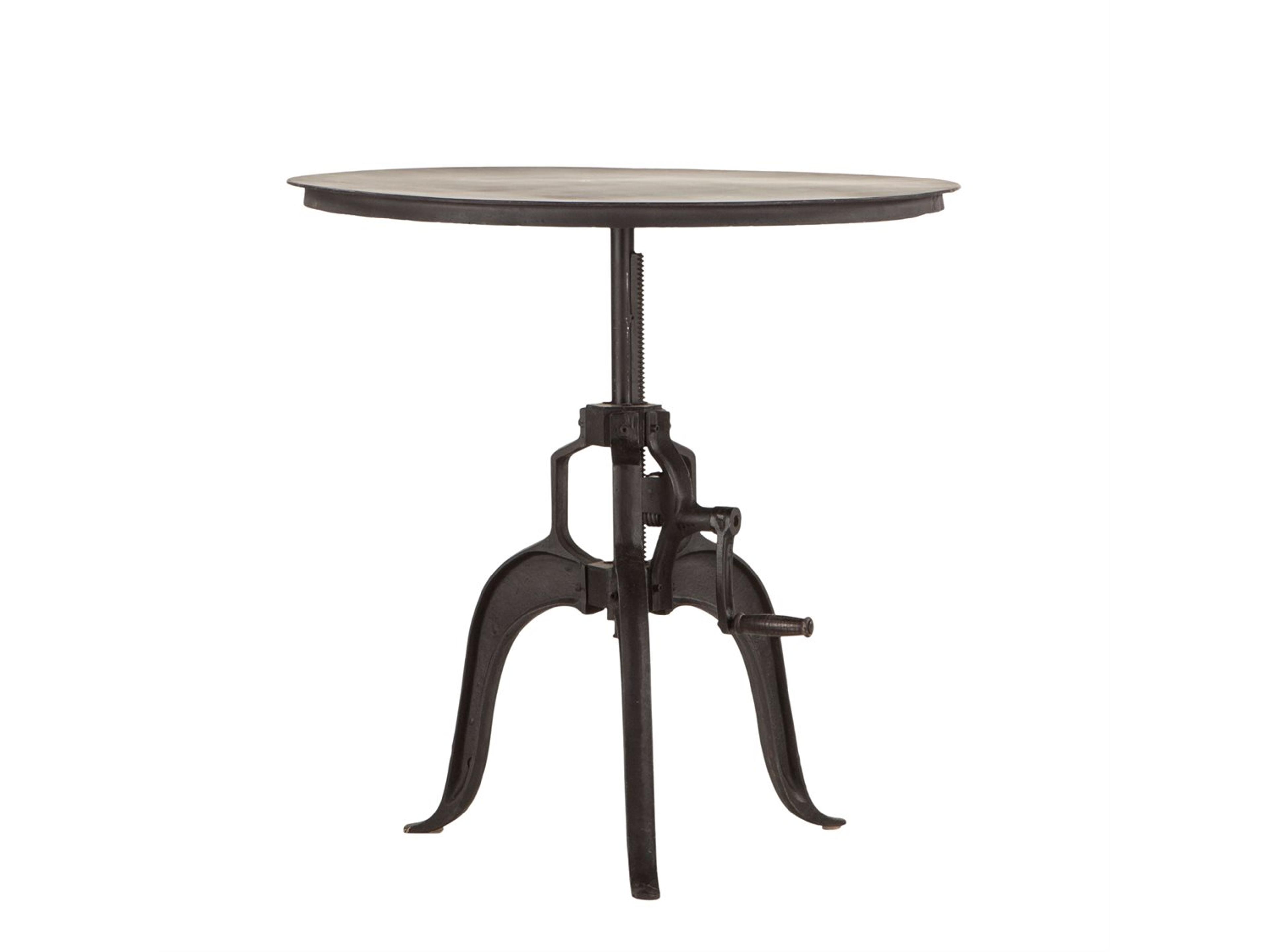 Artezia Matte Round Metal Bar Table