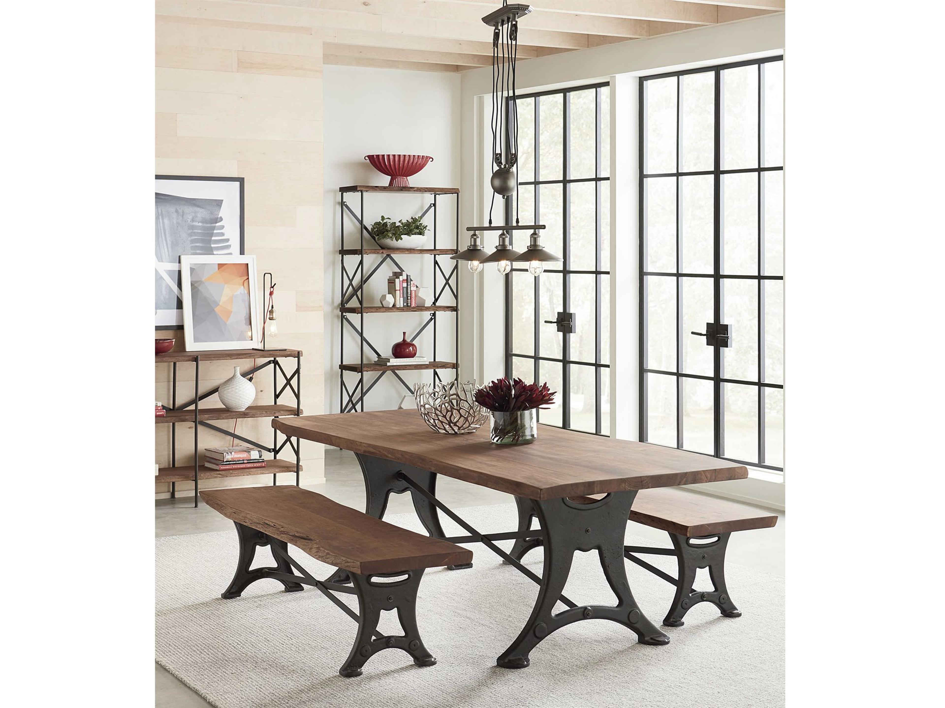 Blayne Acacia Wood Dining Room Set