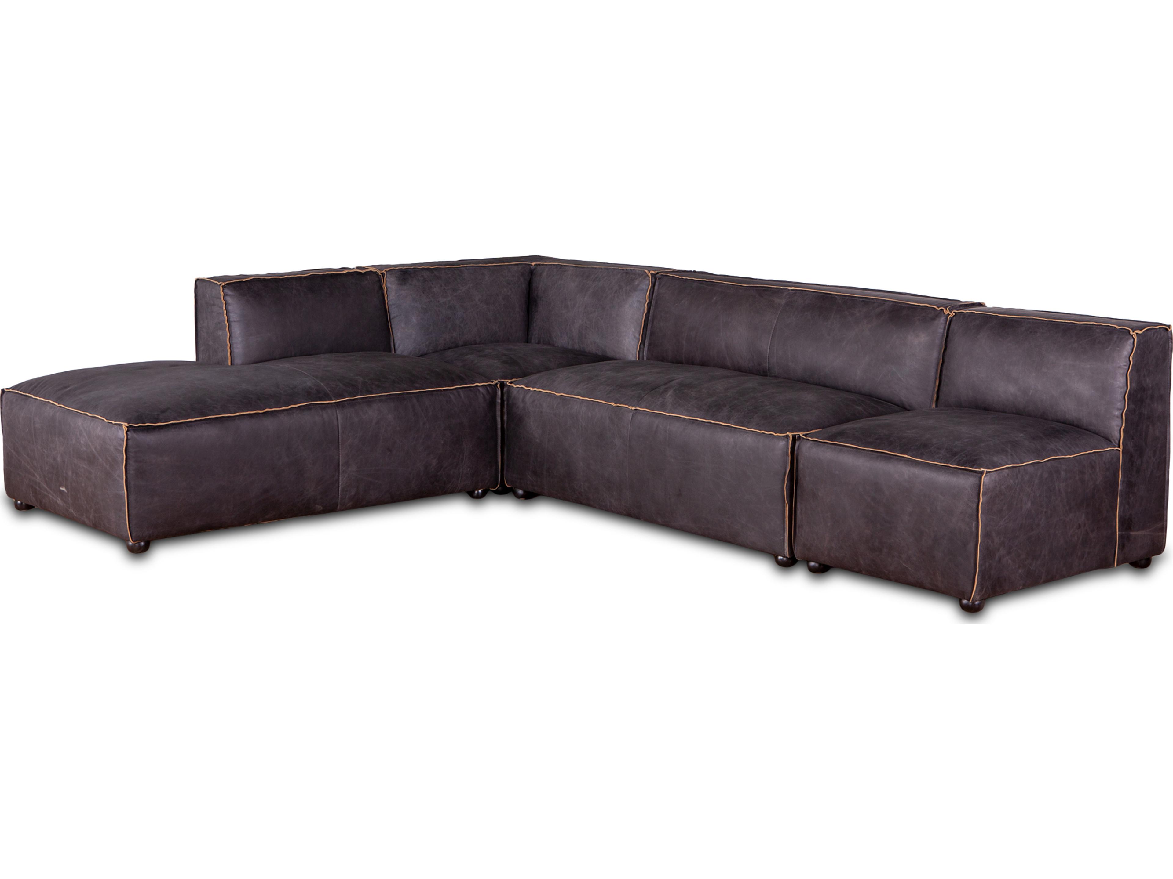 Chiavari Leather Sectional Sofa
