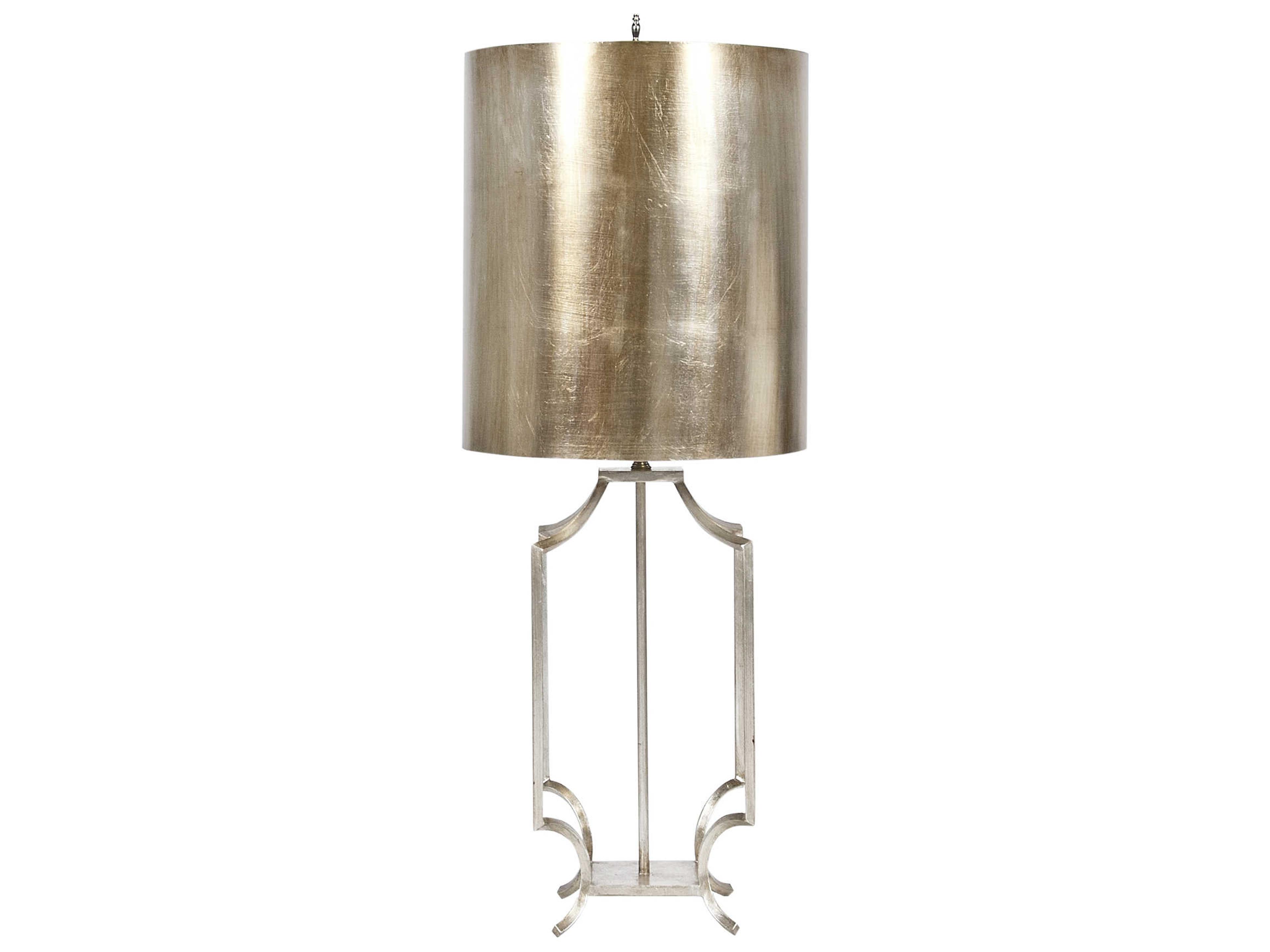 Worlds Away Silver Buffet Lamp