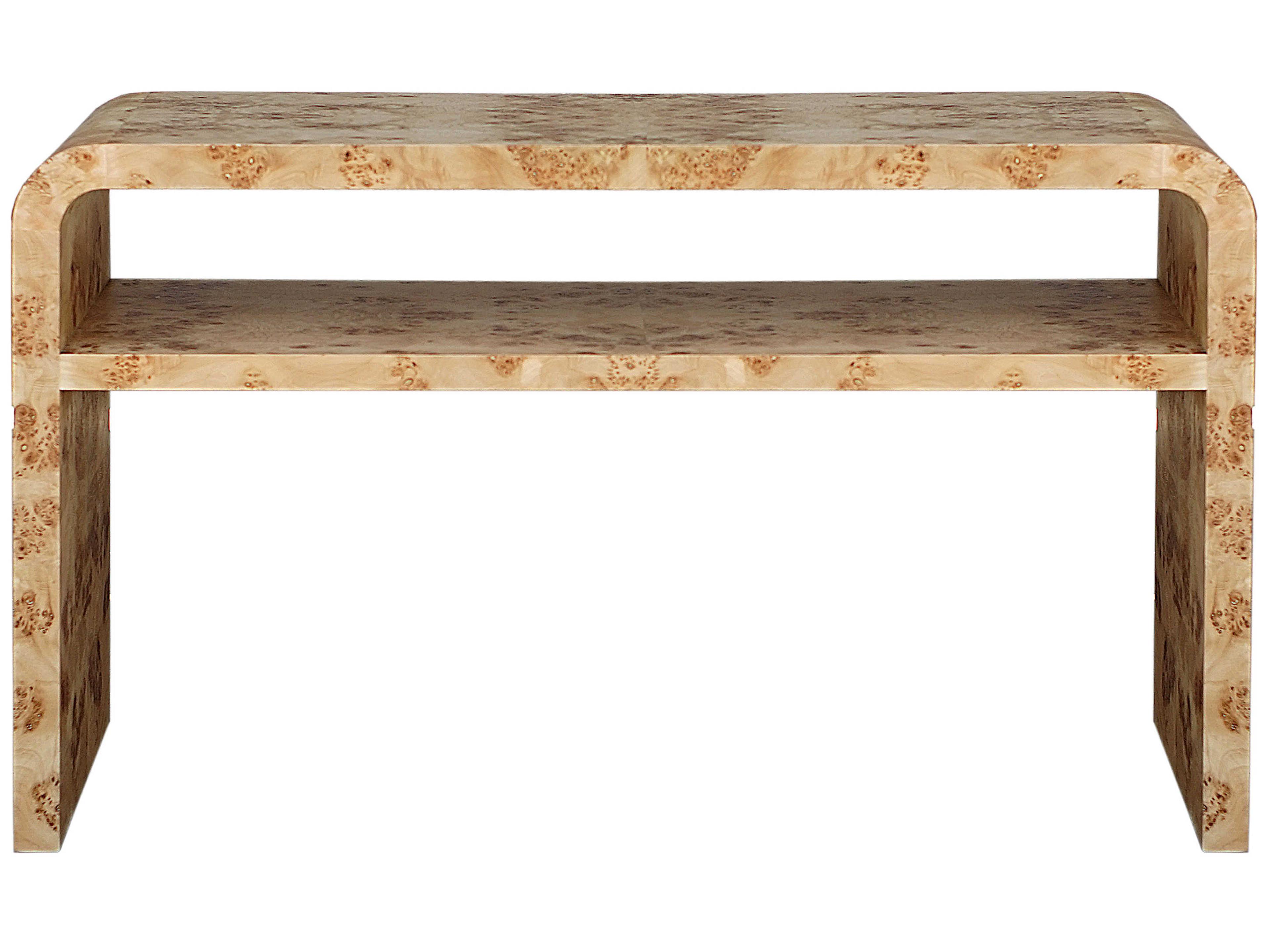 Worlds Away Rectangular Wood Console Table