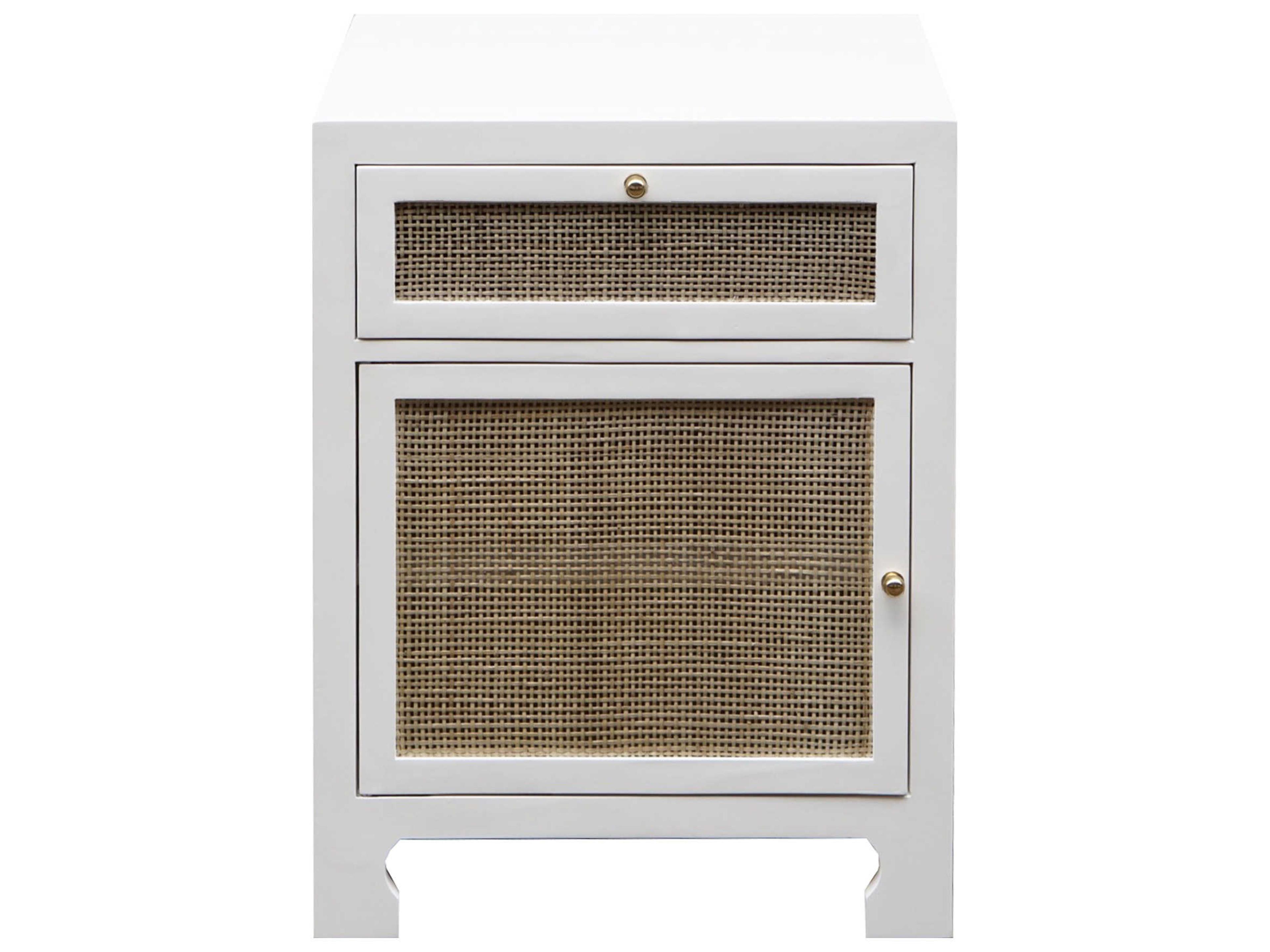 Worlds Away Rectangular Wood End Table