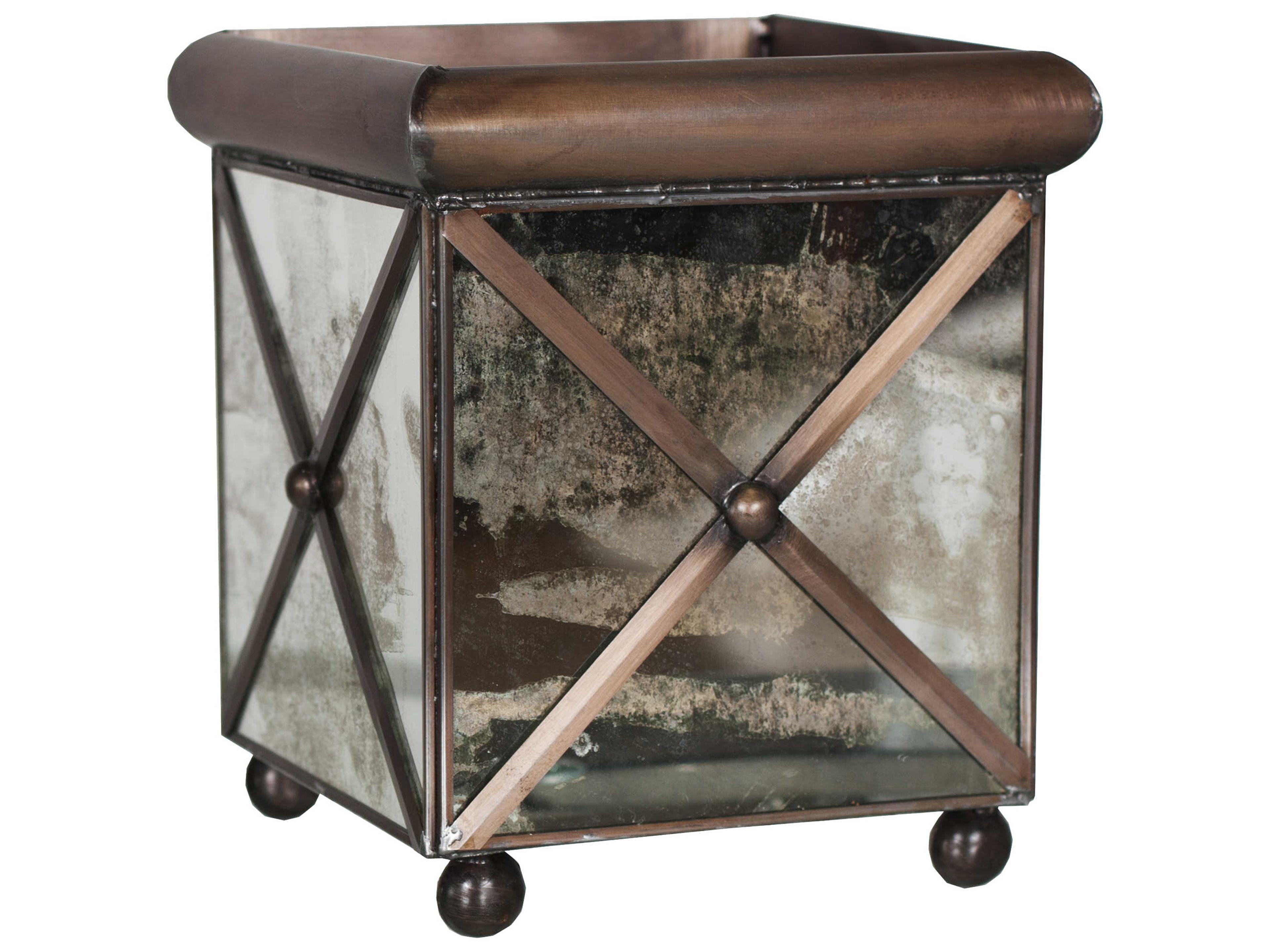 Antique Mirror 8" Planter