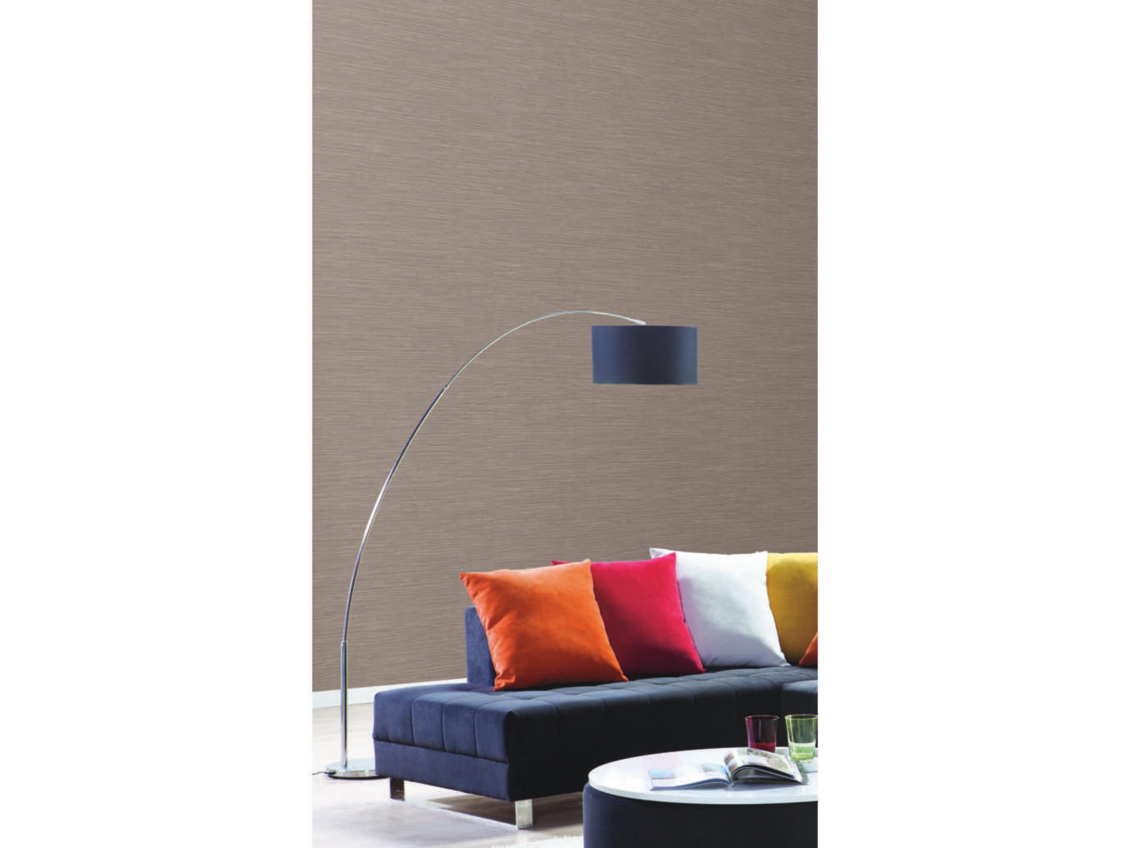 York Wallcoverings Color Digest Brown Ramie Weave Wallpaper