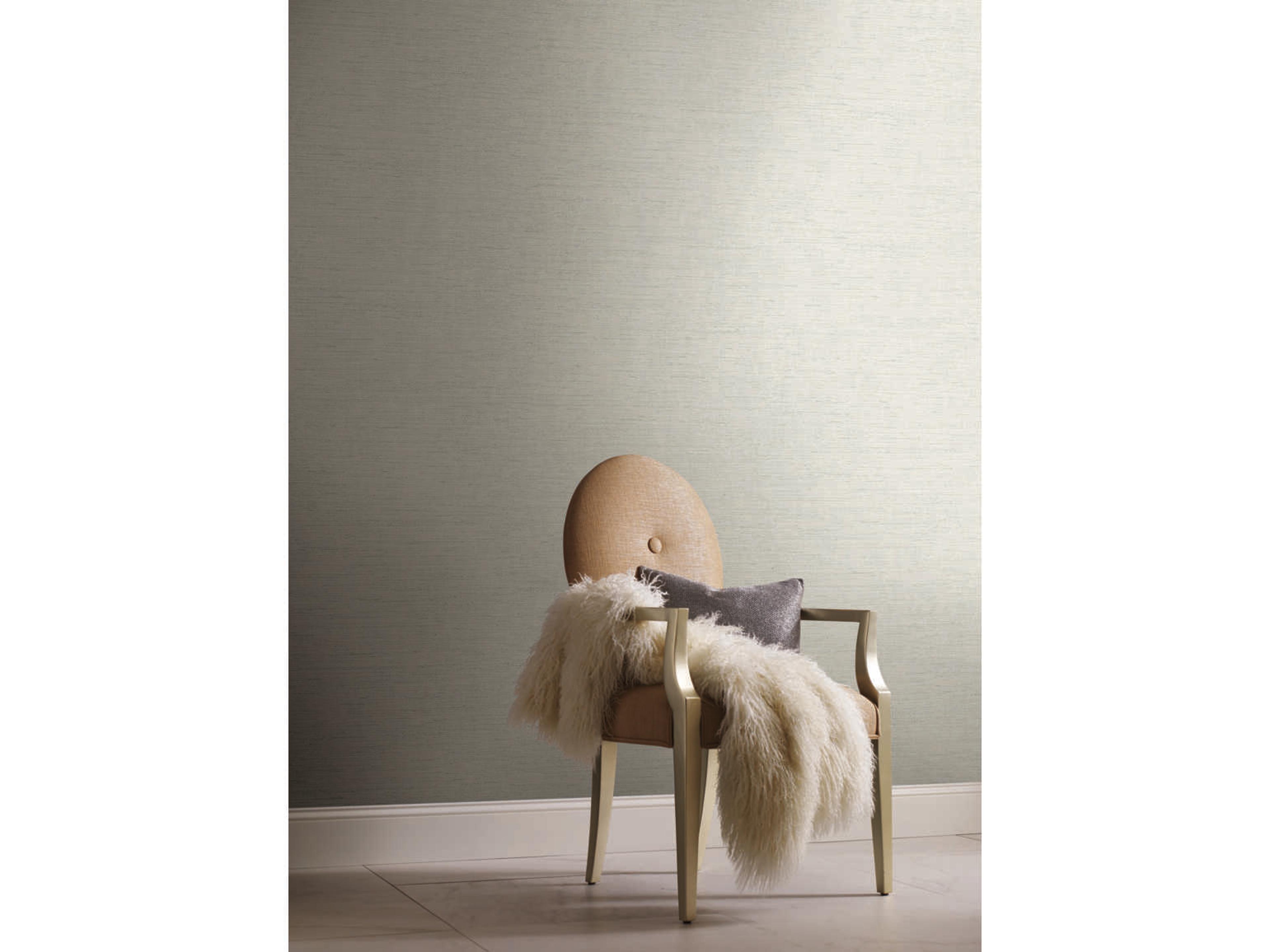 Grasscloth Resource Library White / Off White Essence Wallpaper