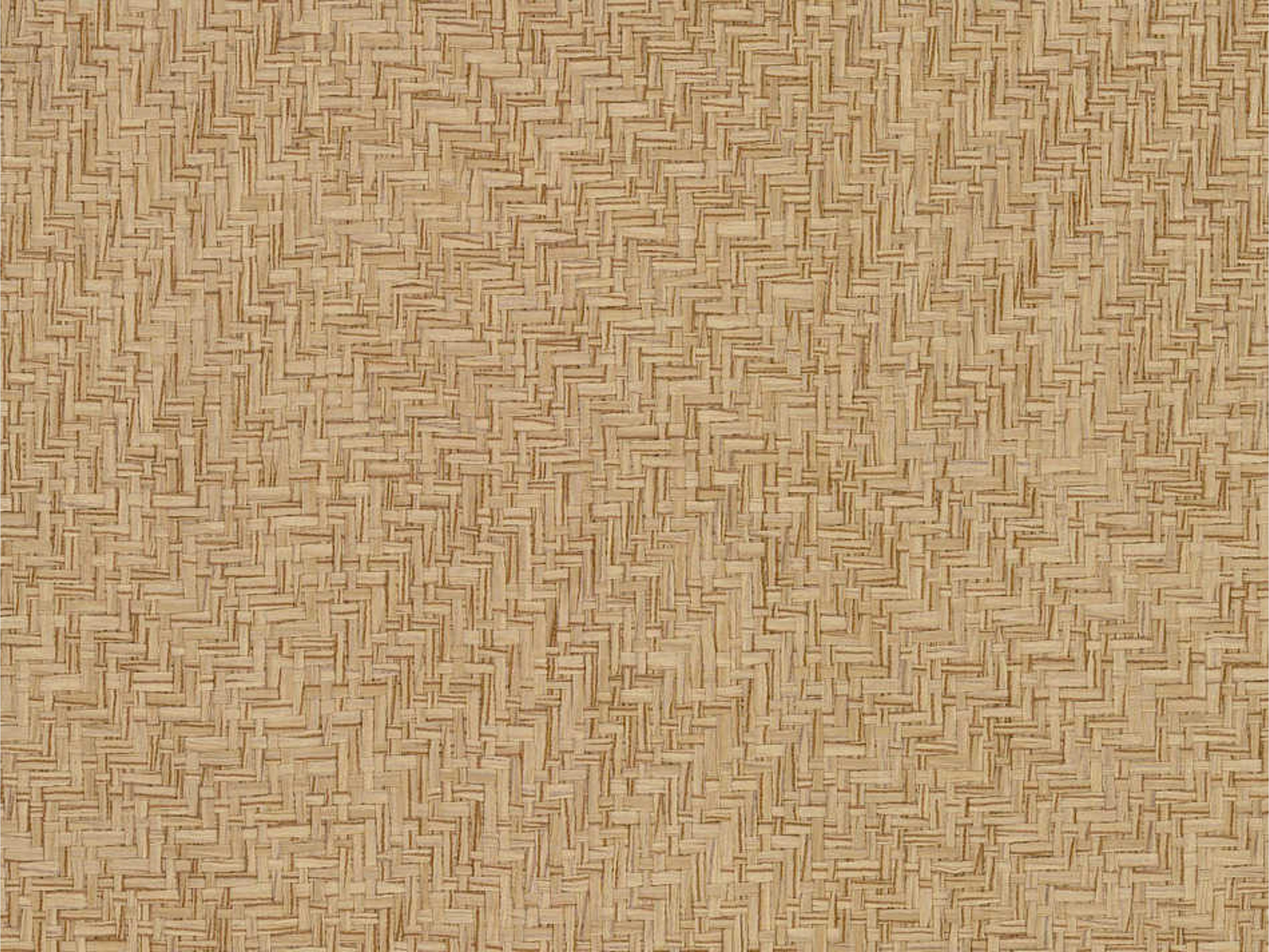 Grasscloth Resource Library Golden Interlocking Weave Grasscloth