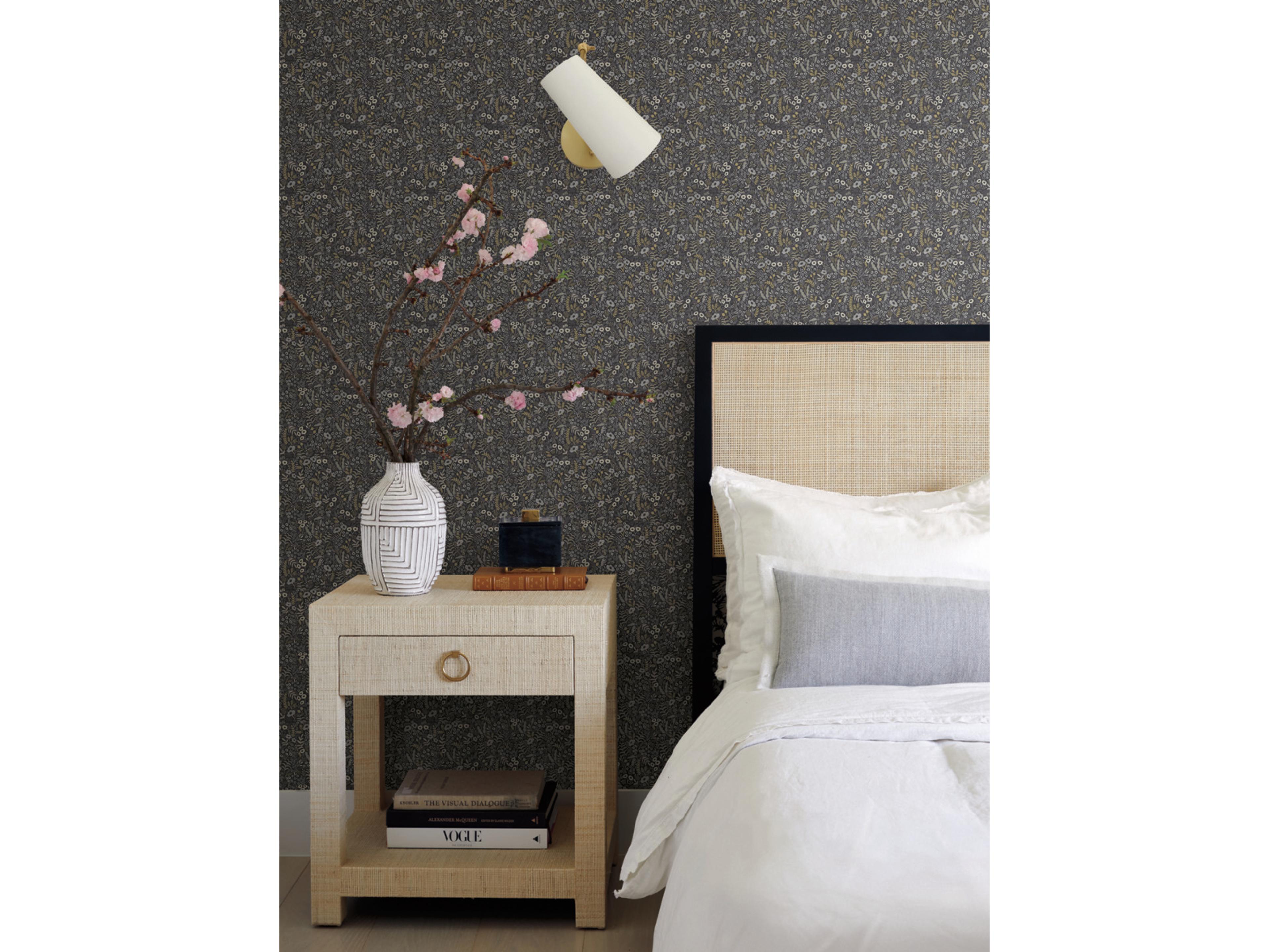York Wallcoverings Black / Beige Tapestry Wallpaper