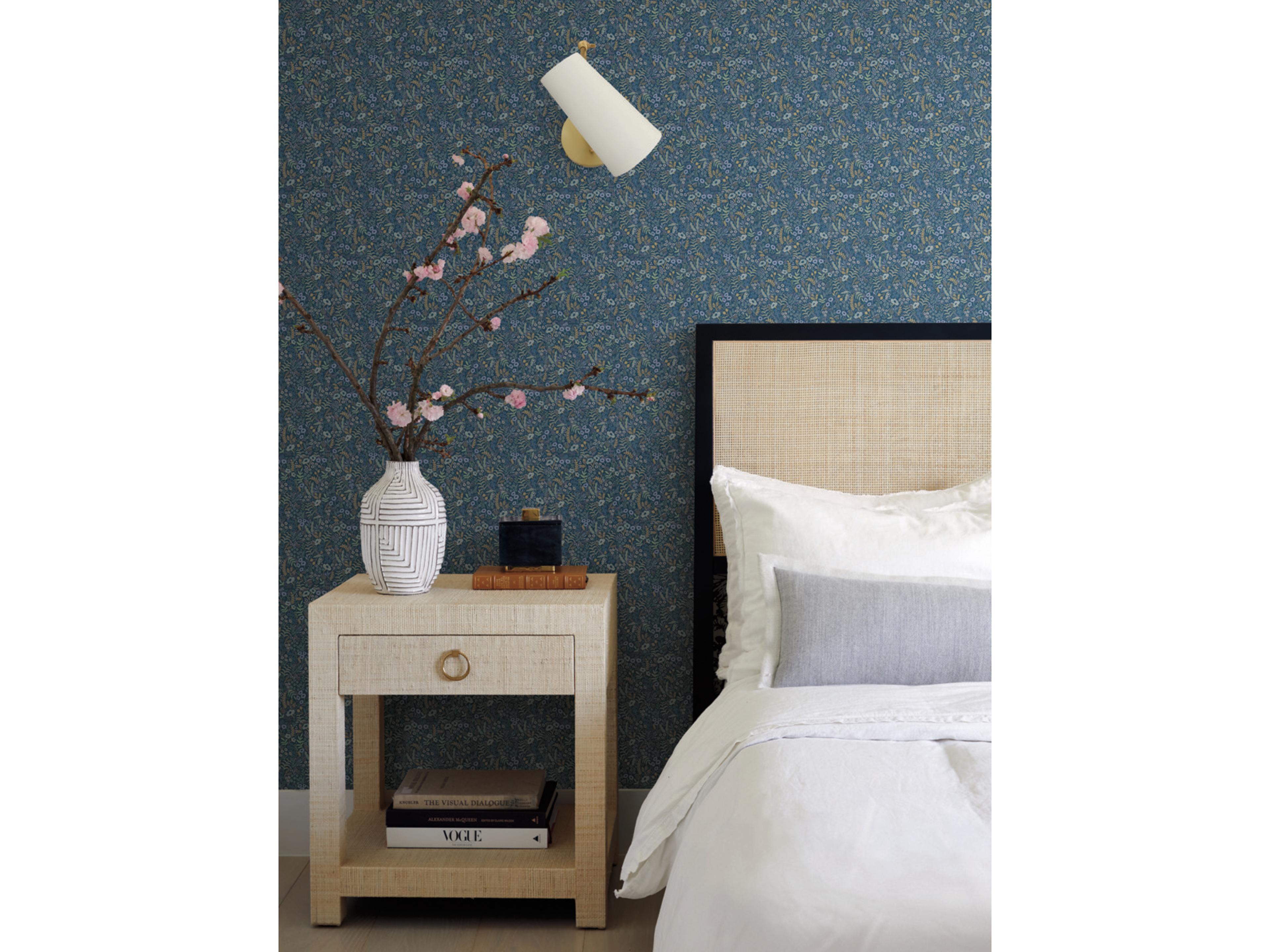 York Wallcoverings Indigo Tapestry Wallpaper