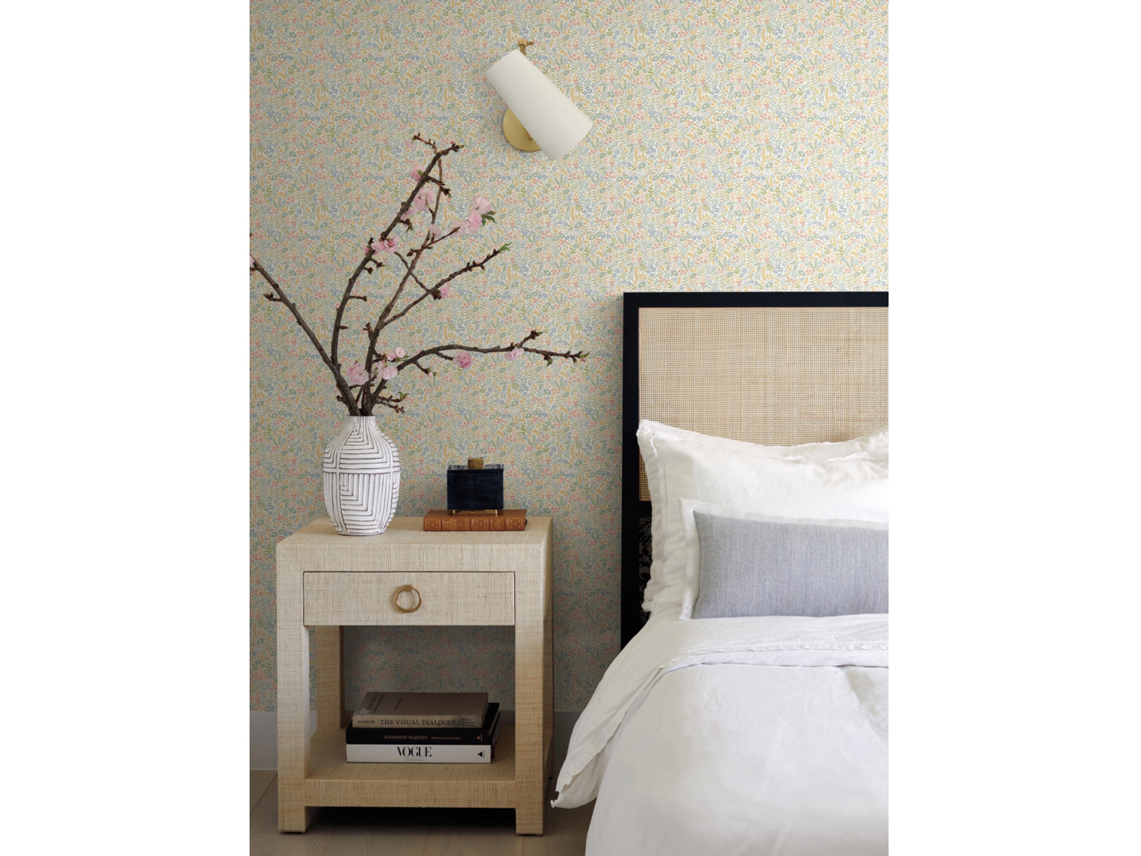 Light Mustard Tapestry Wallpaper