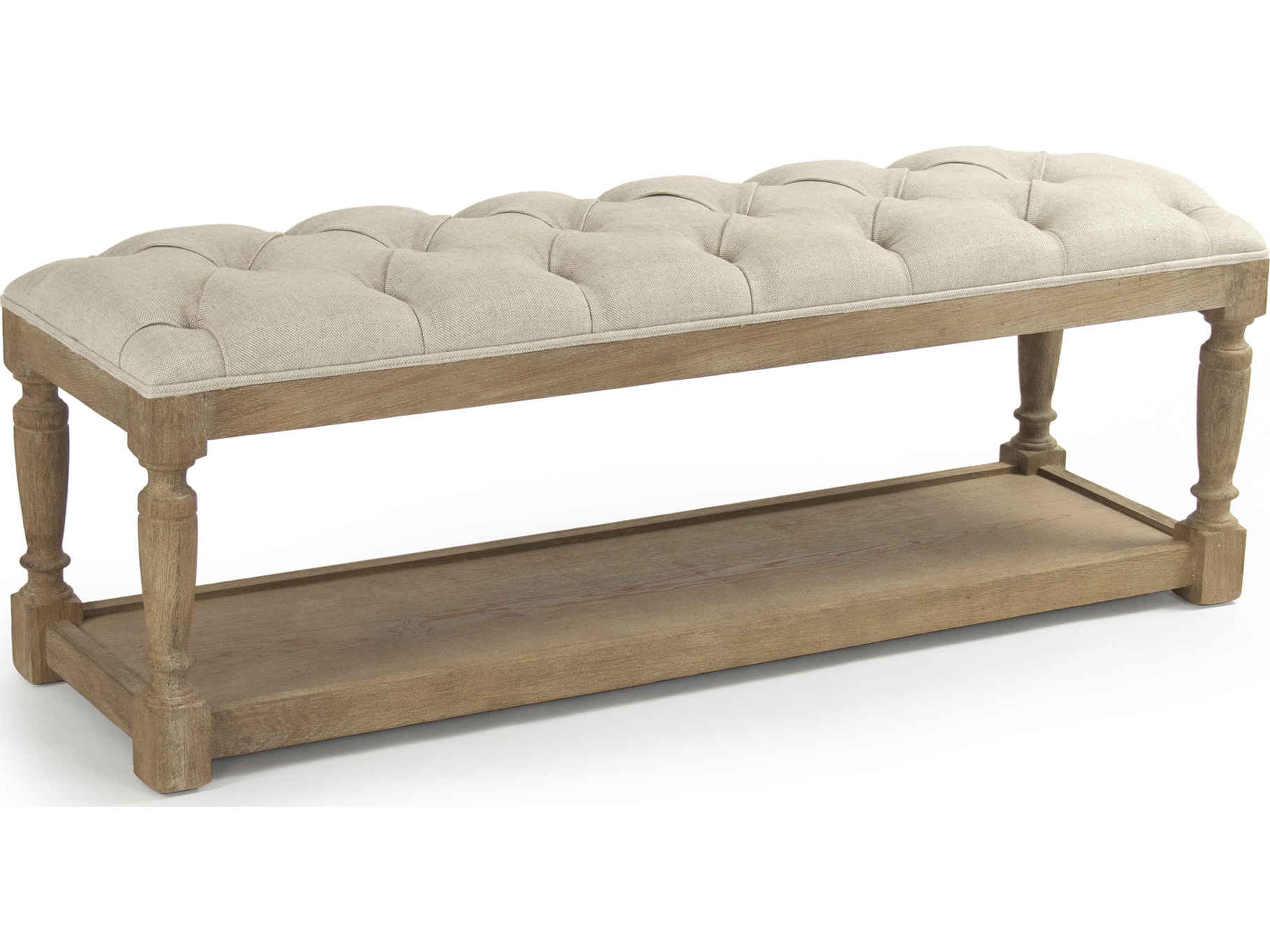 Zentique Tufted Upholstered Accent Bench