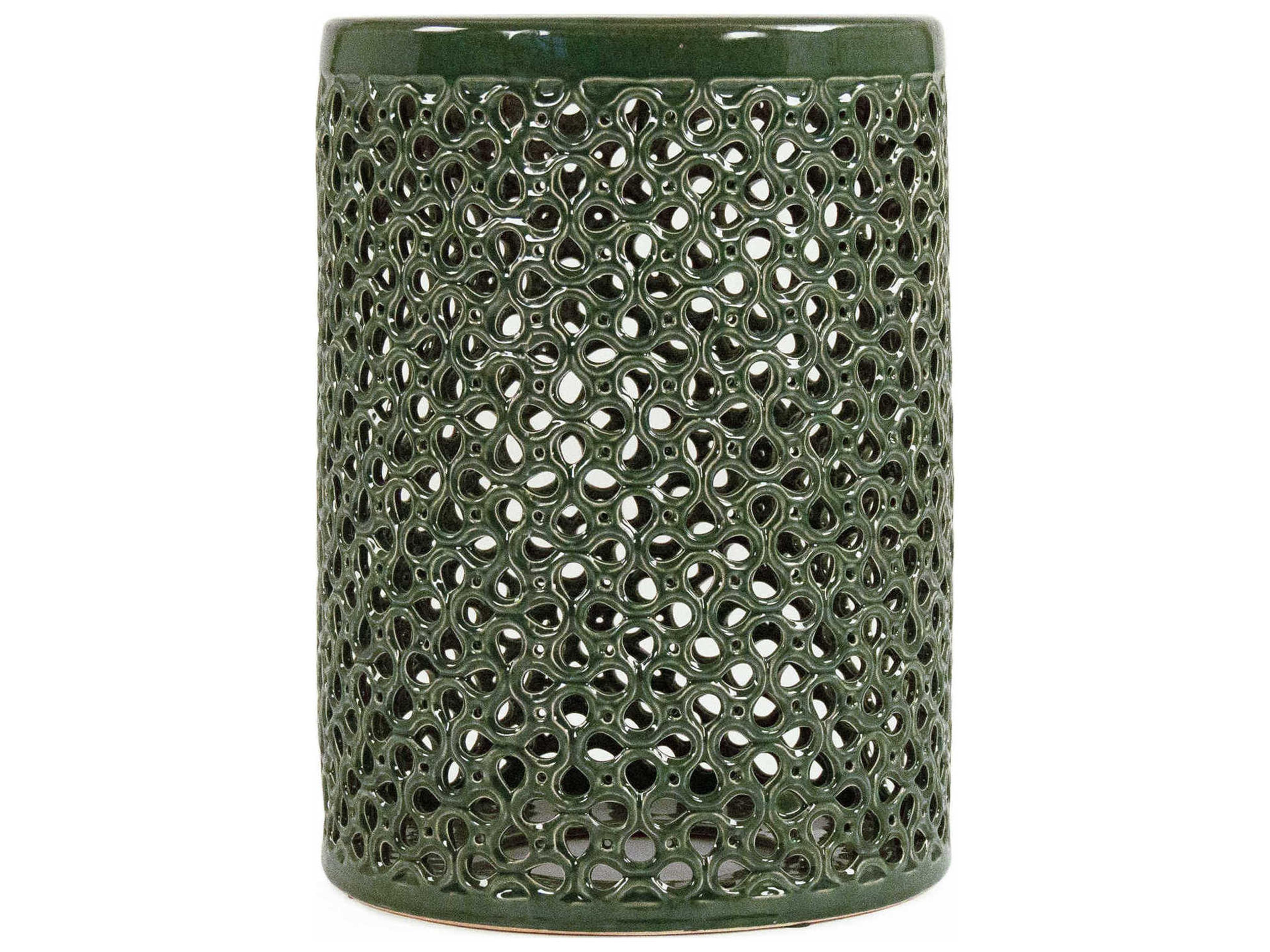 Zentique Teal Green Accent Stool