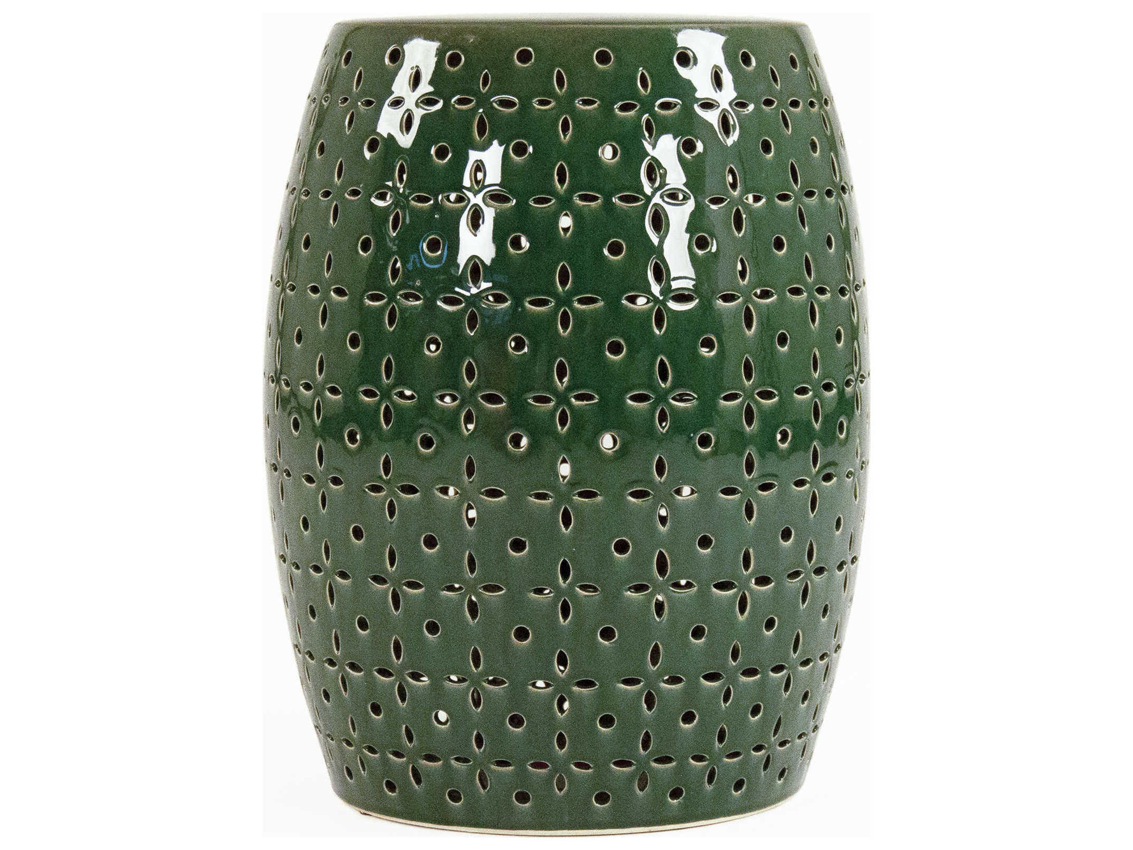 Zentique Teal Green Accent Stool