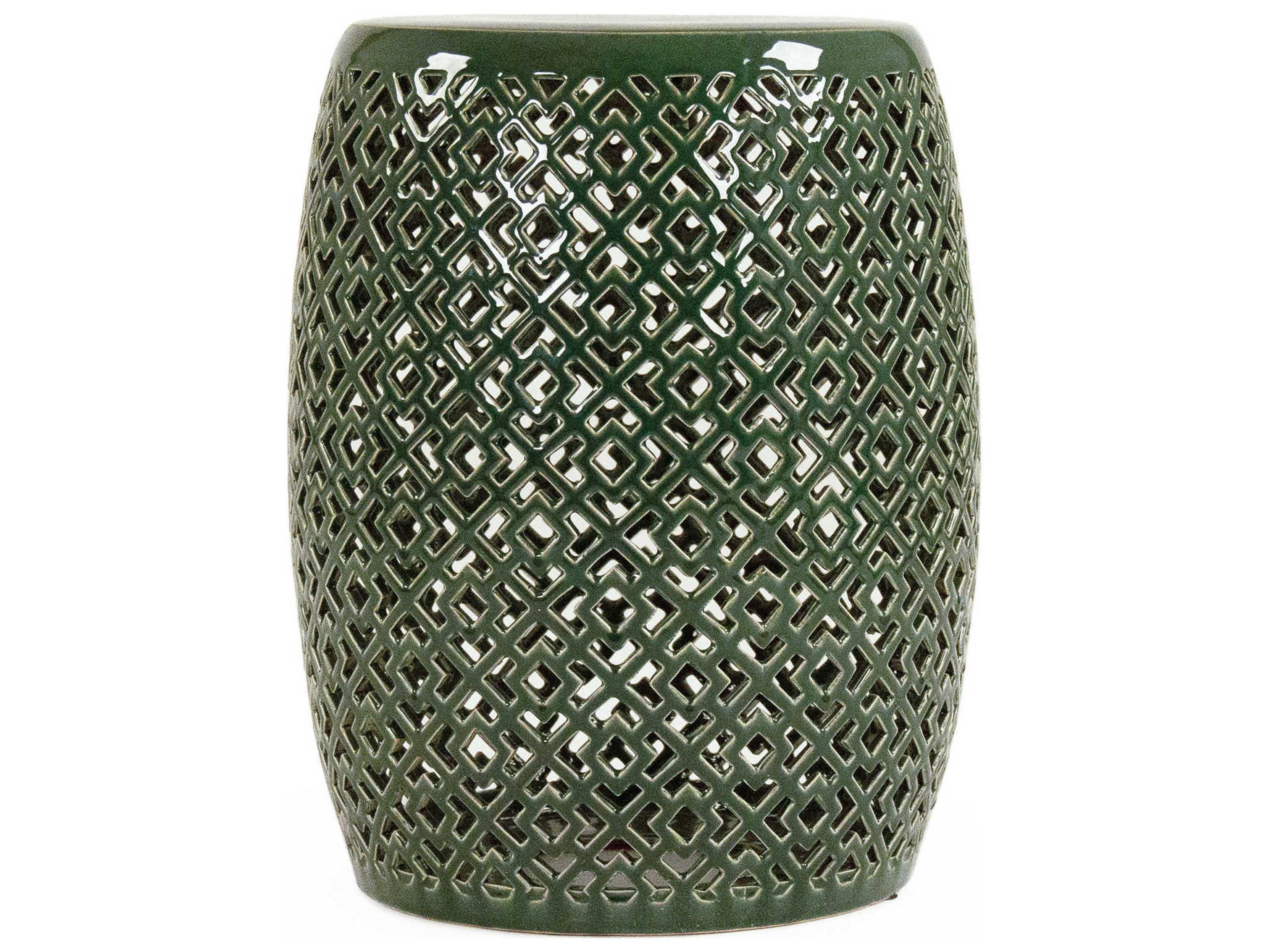 Zentique Teal Green Accent Stool