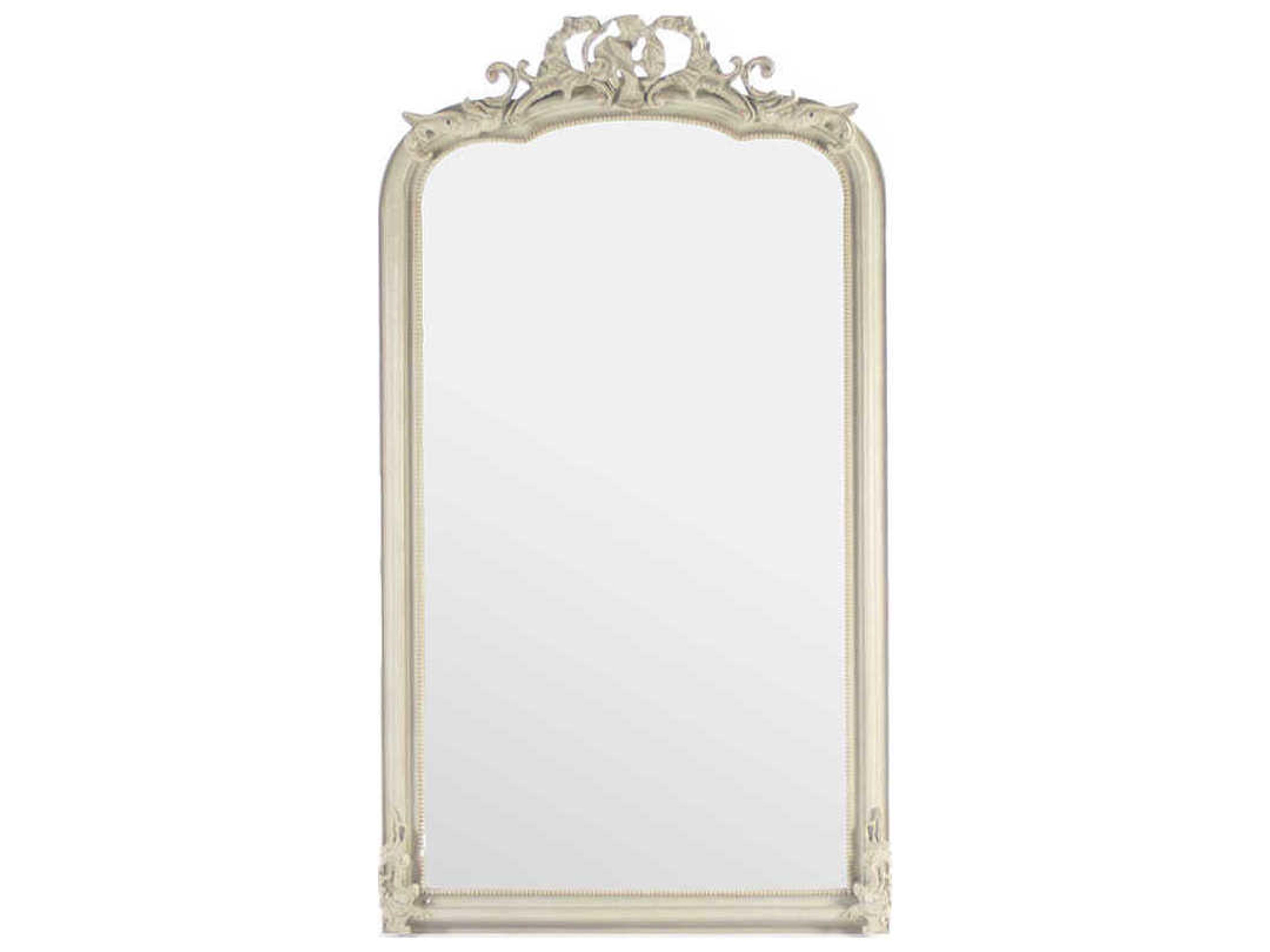 Bogart Weathered Off-White Antique Mirror