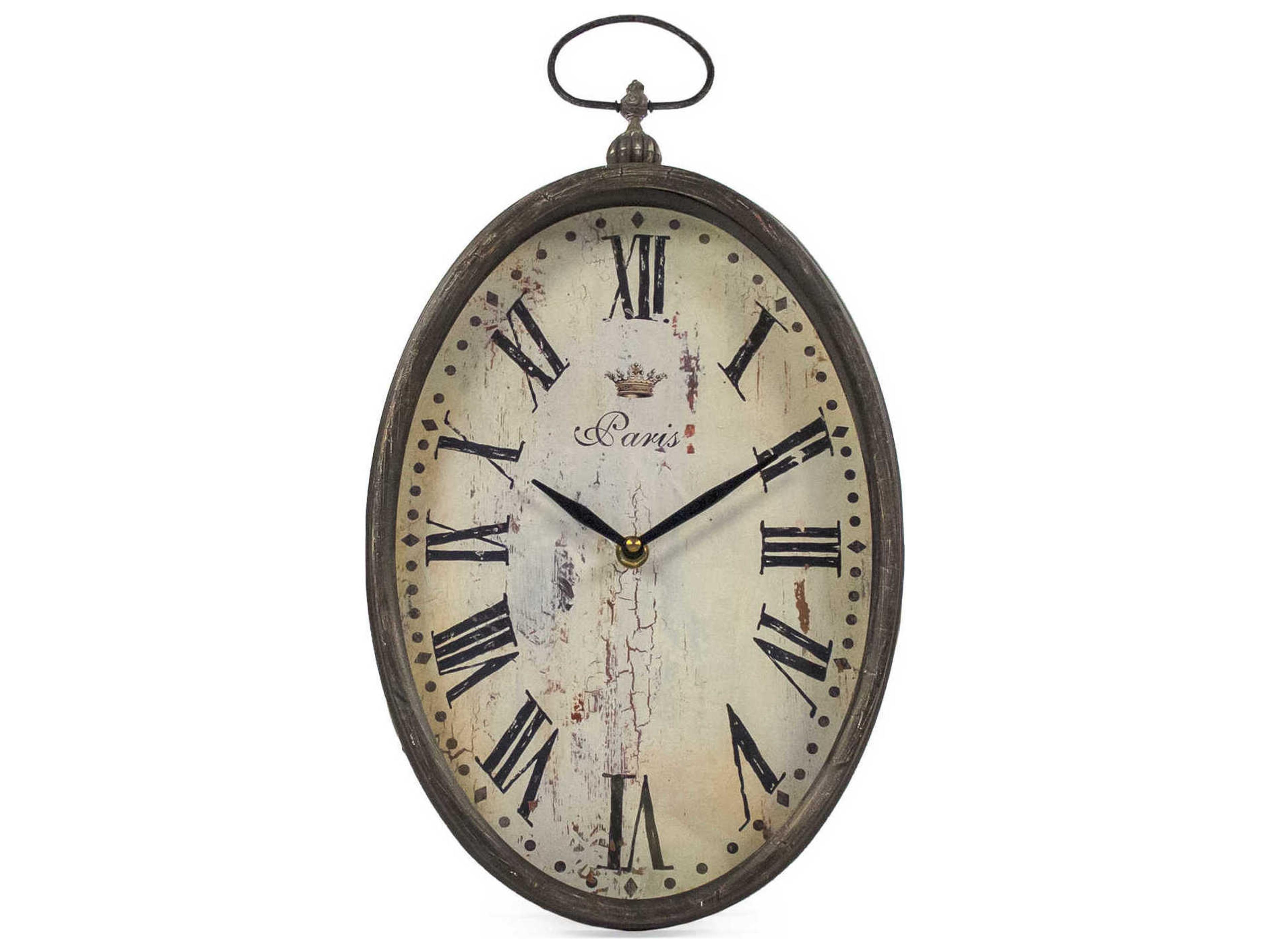 Zentique Paris Antique Brown Clock