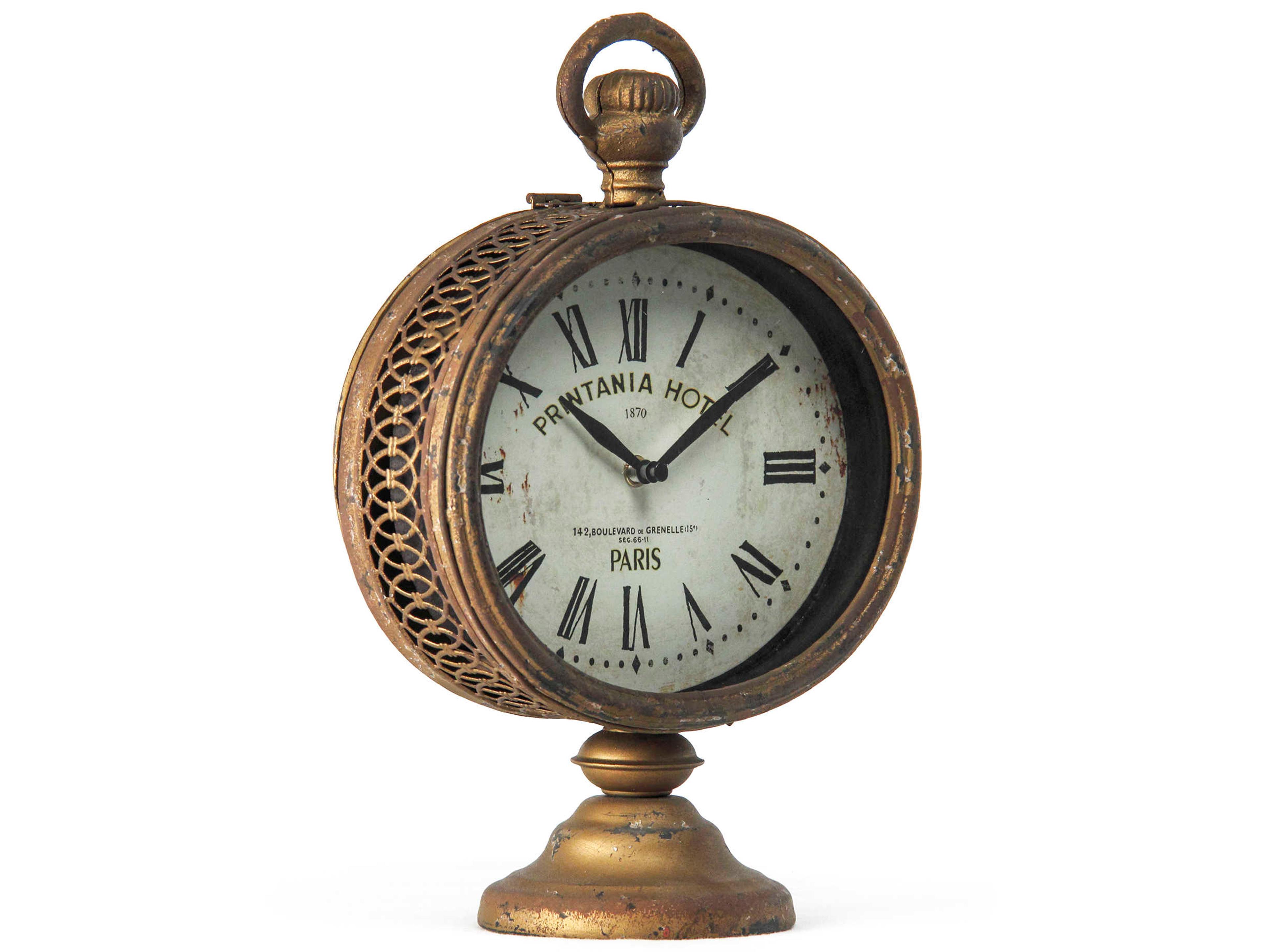 Zentique Antique Brown Clock