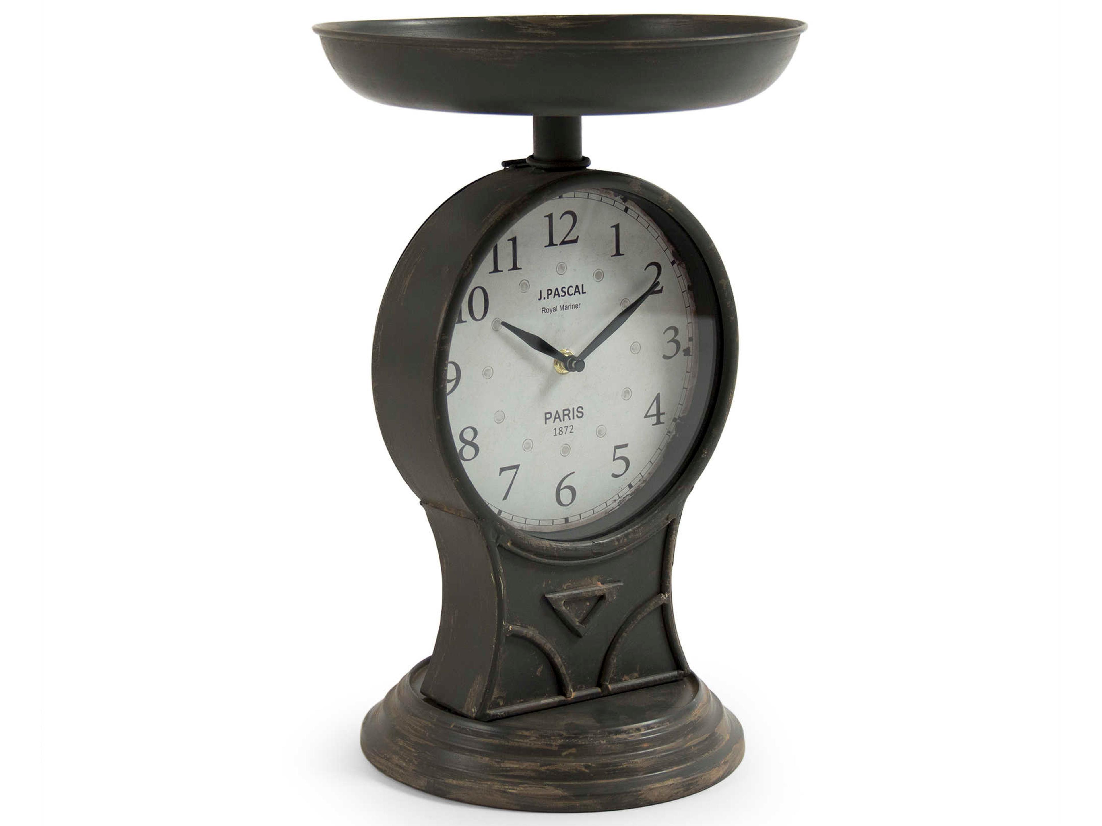 Zentique Bronze Iron Scale Clock