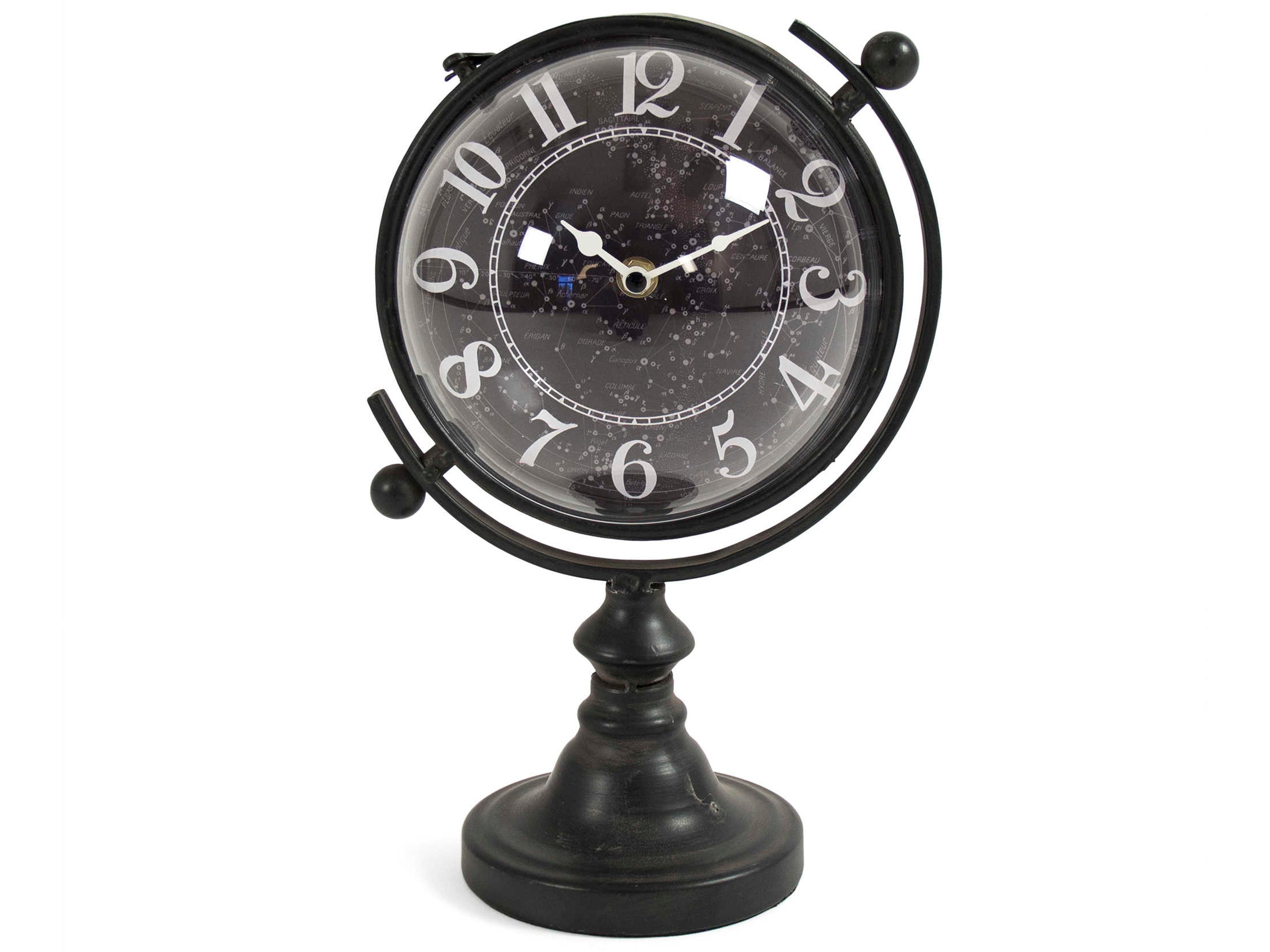 Zentique Black / White Iron Clock