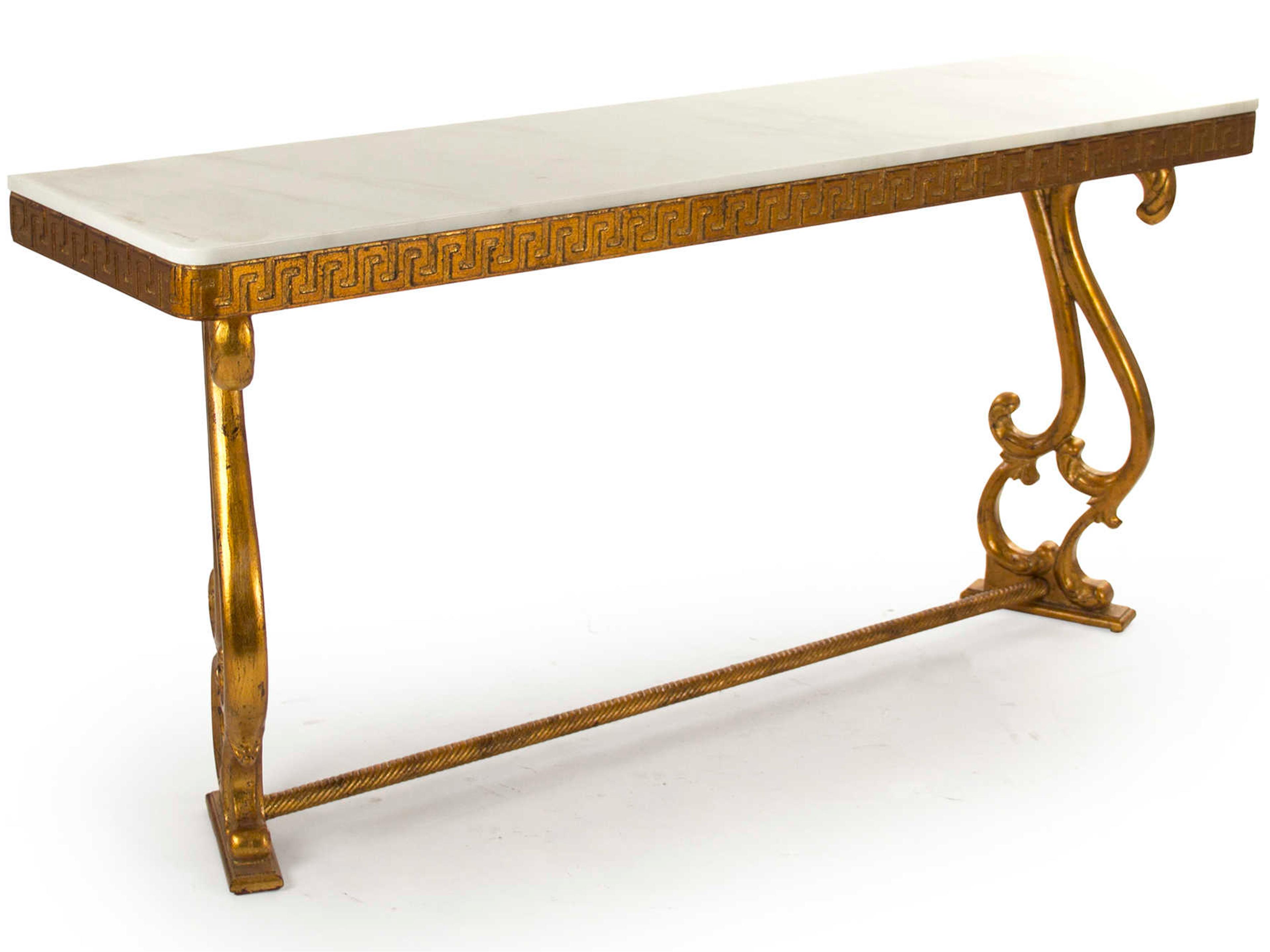 Rectangular Marble Console Table
