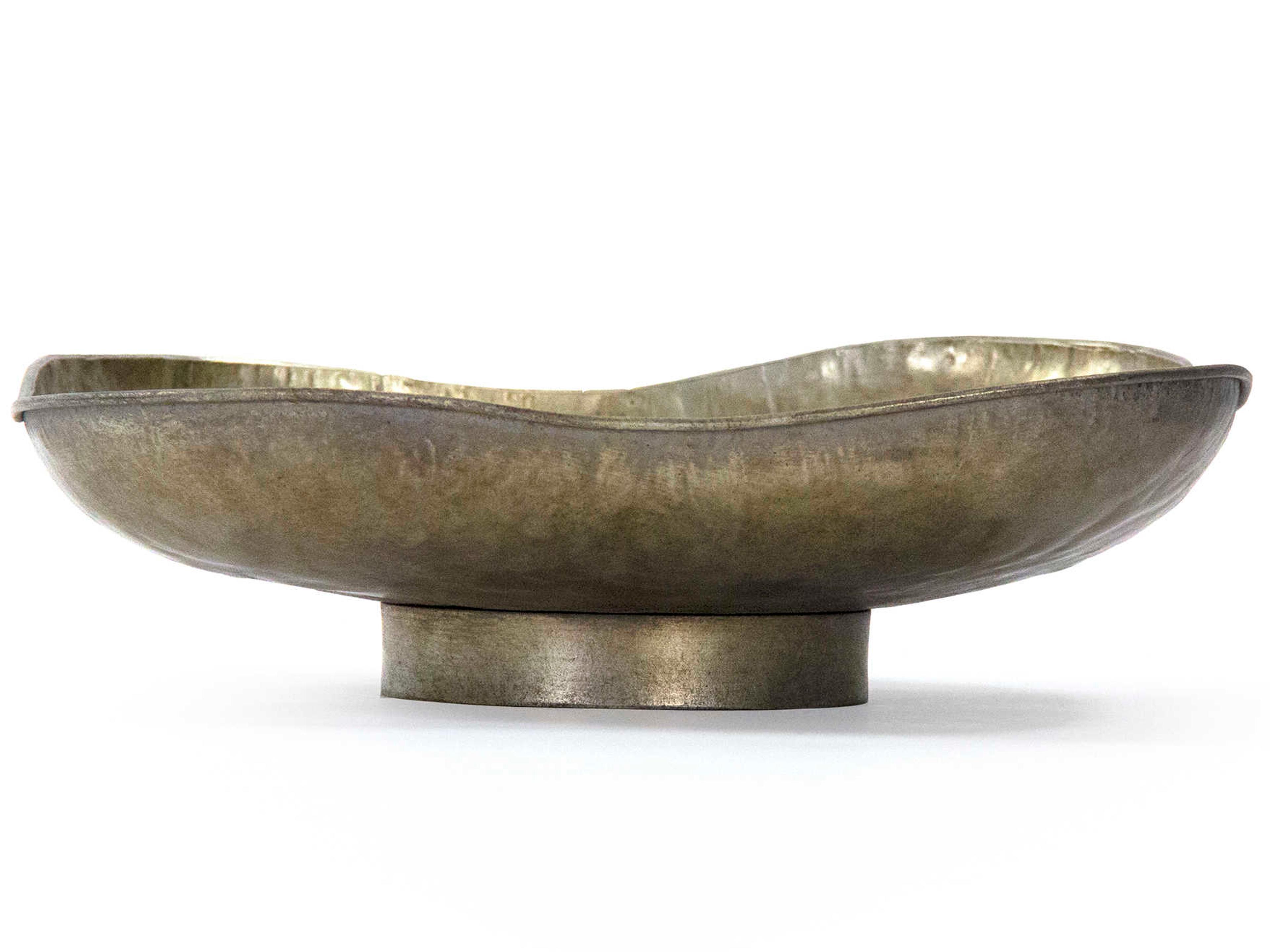 Zentique Theo Antique Gold Decorative Plate