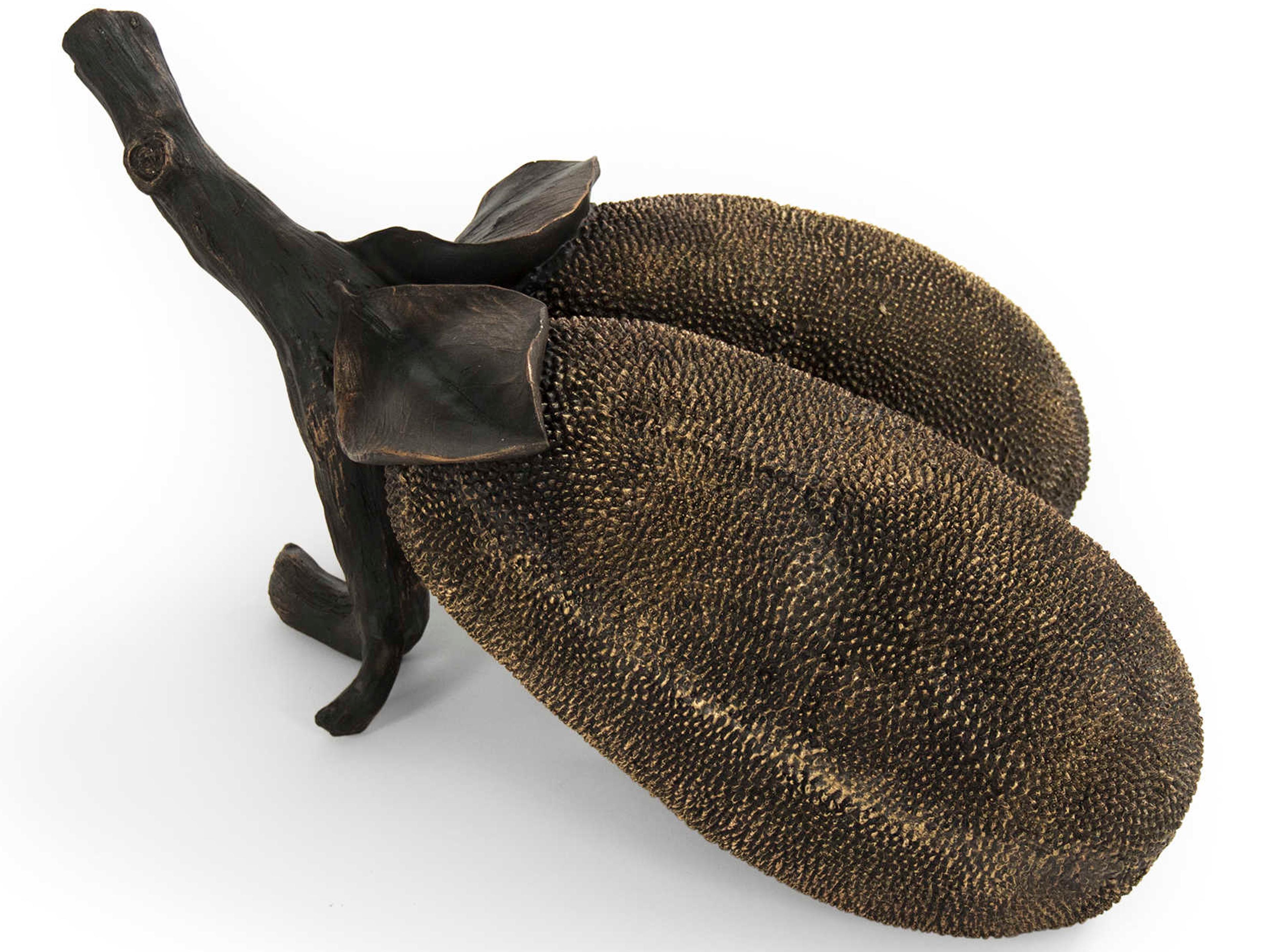 Zentique Gold / Black Double Jackfruit Sculpture