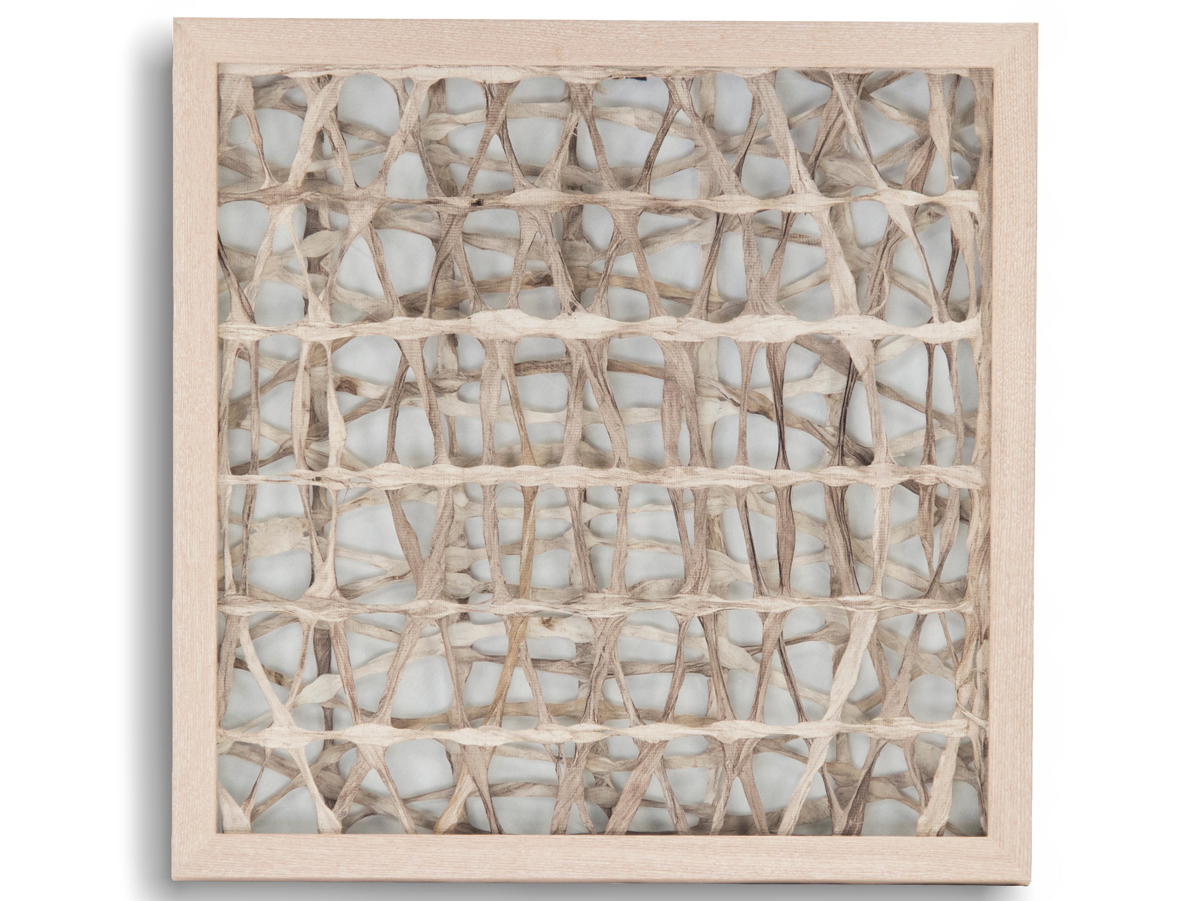 Zentique Curved / Straight Abstract Paper Shadow Box