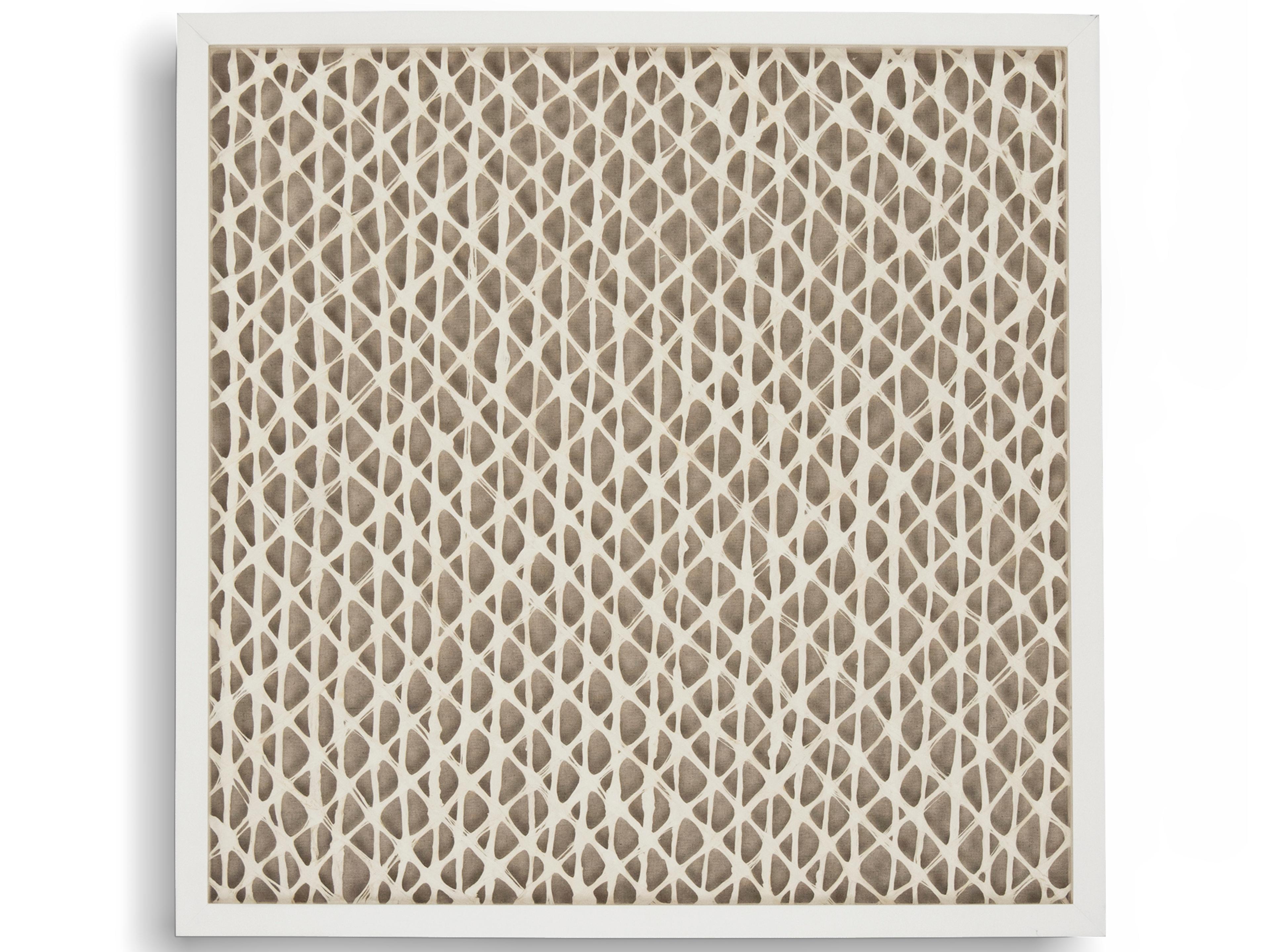 Zentique Diagonal / Vertical Abstract Paper Shadow Box