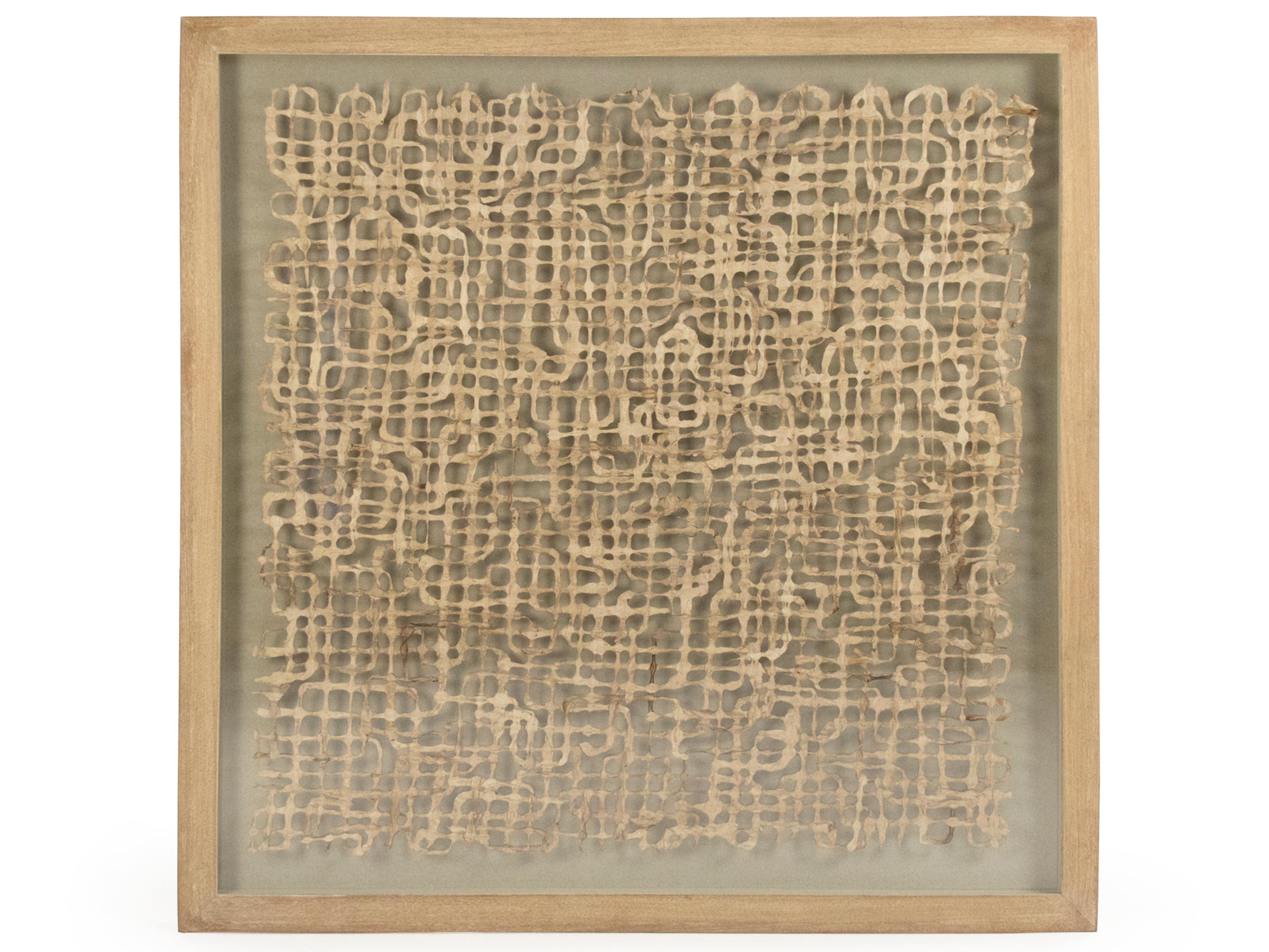 Wavy Grid Abstract Paper Shadow Box