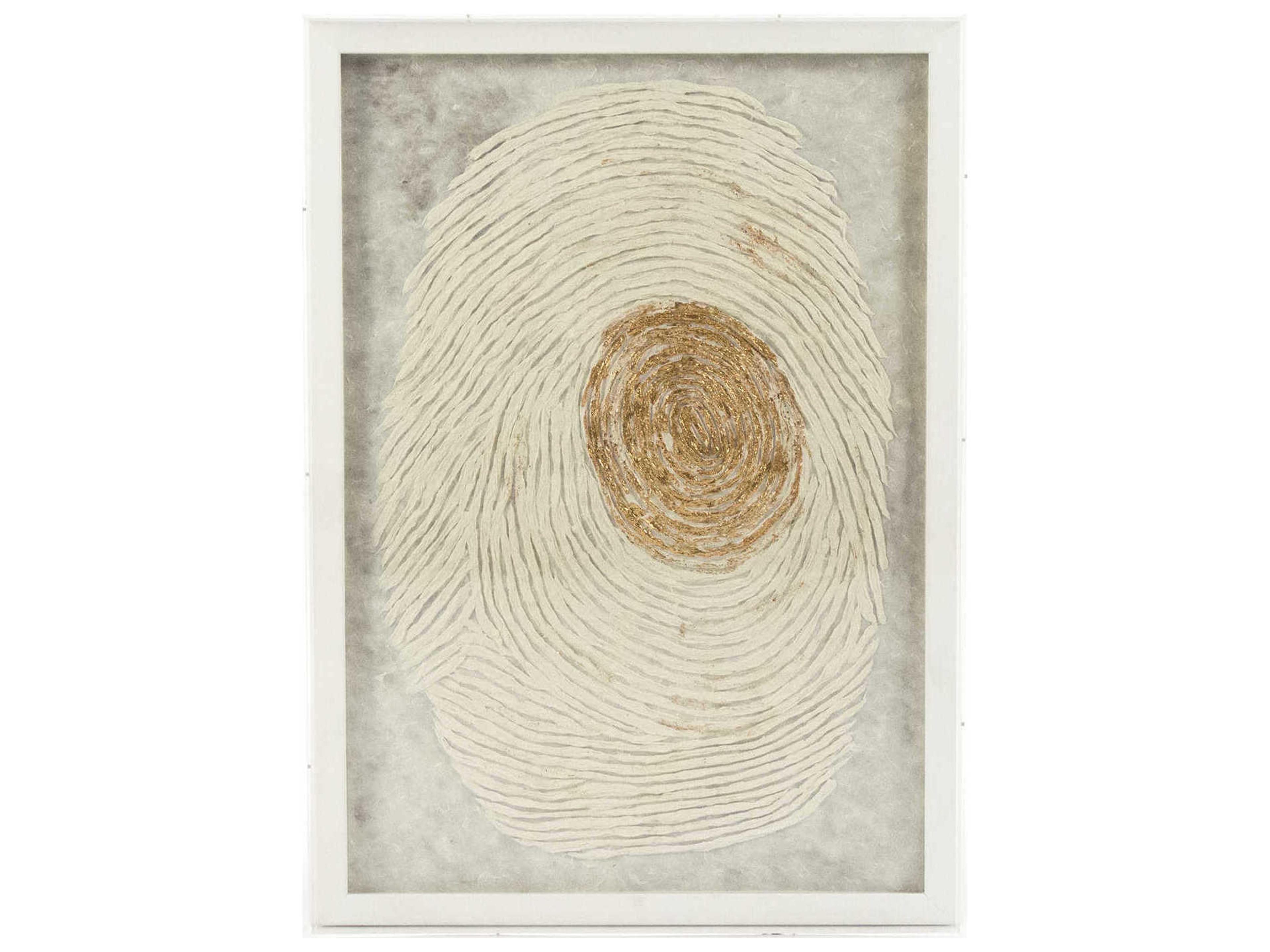 Zentique Abstract Fingerprint Shadow Box