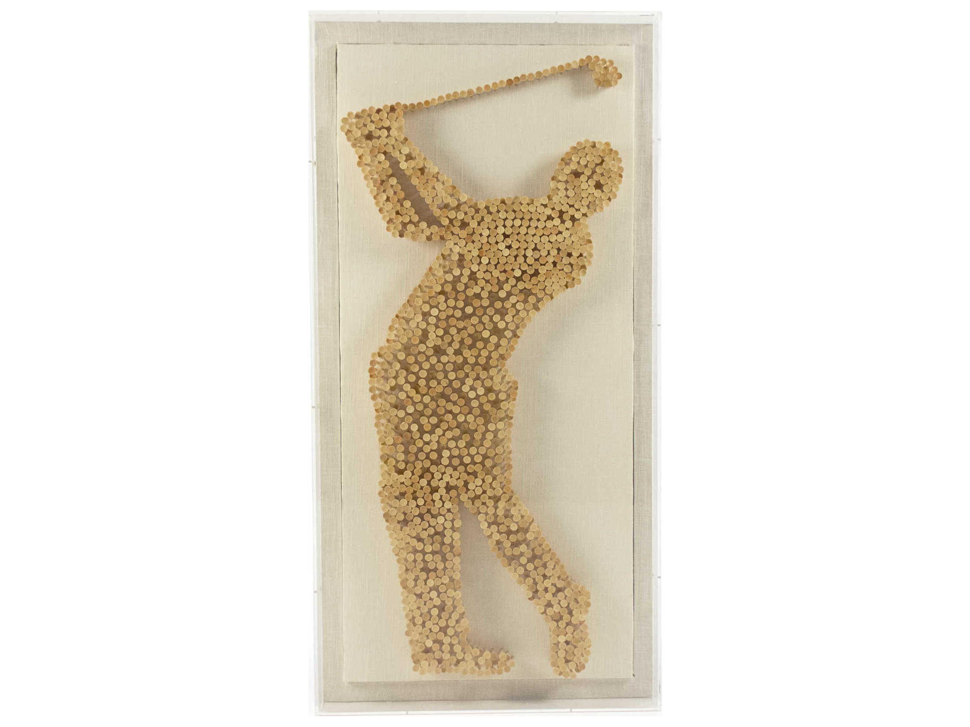 Golfer Shadow Box
