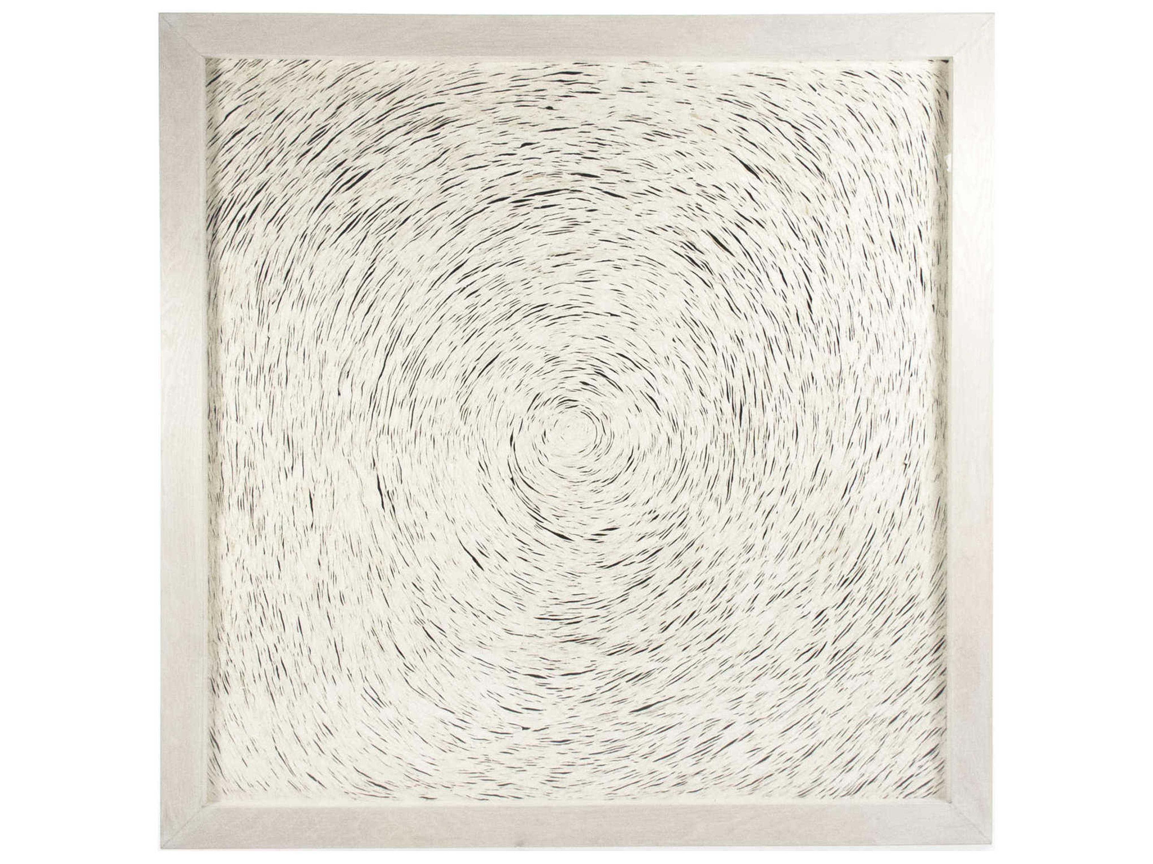 Spiral Abstract Paper Shadow Box