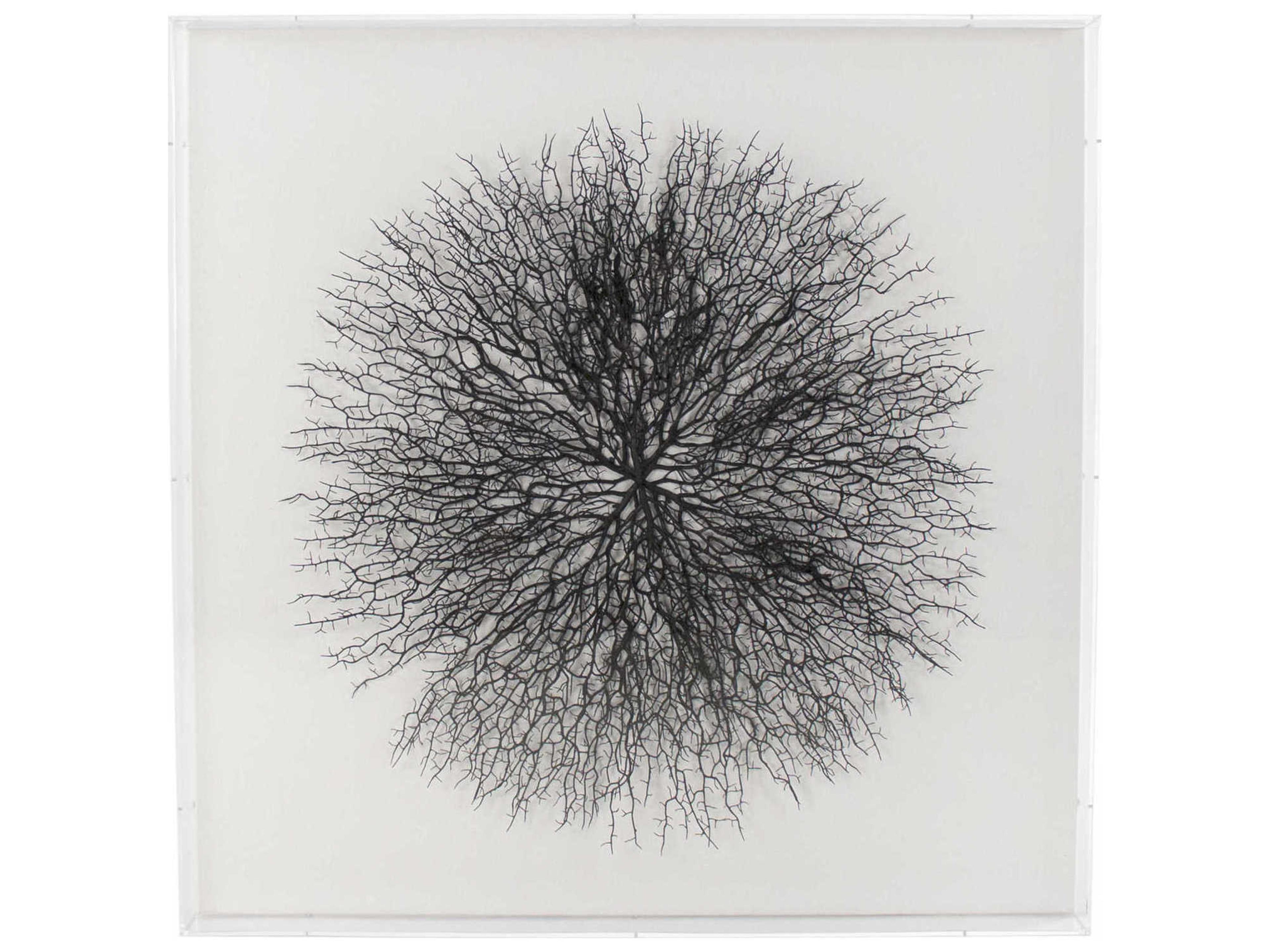 Zentique Abstract Black Branches Shadow Box