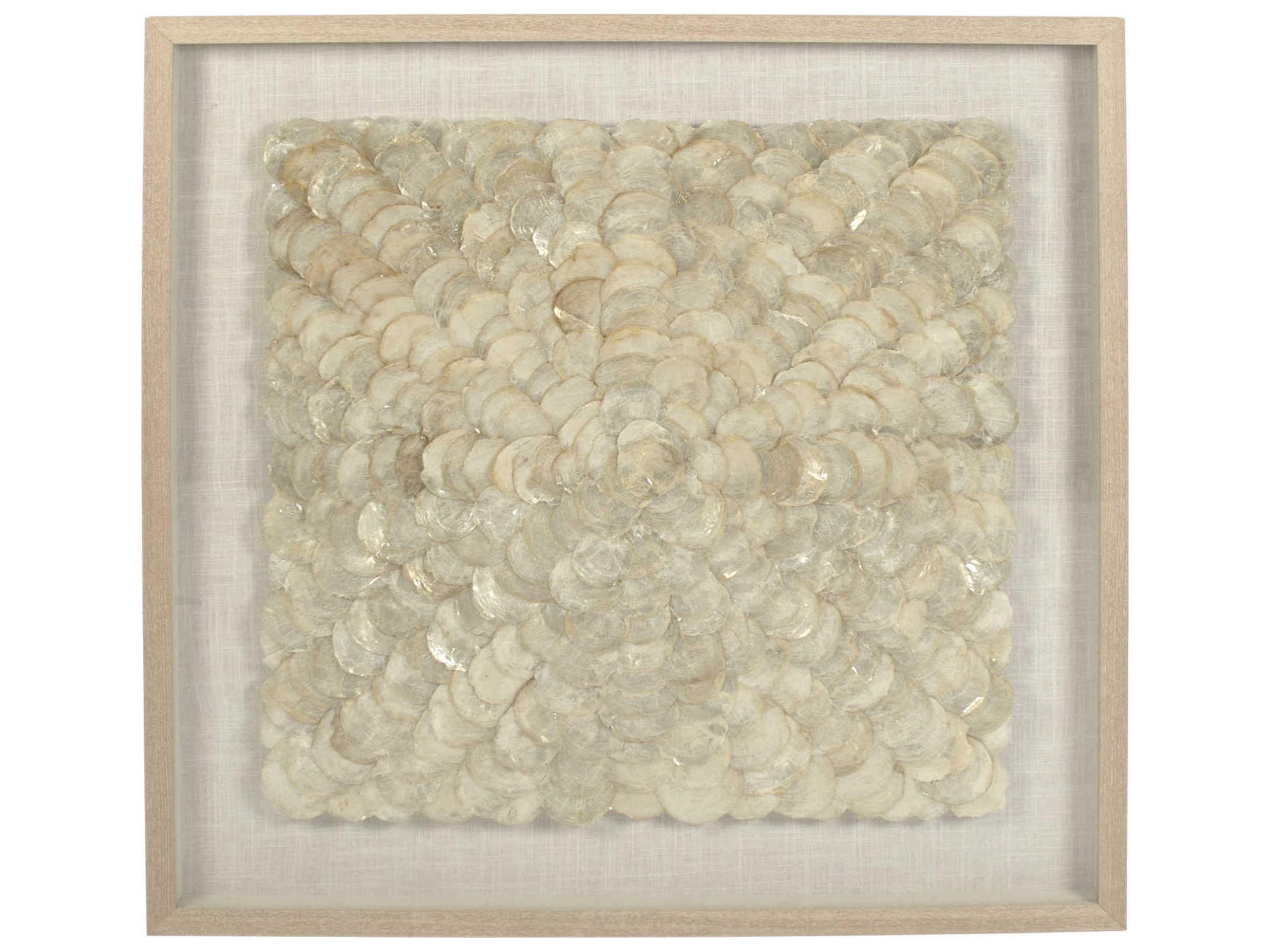 Zentique Square Mother of Pearl Shadow Box