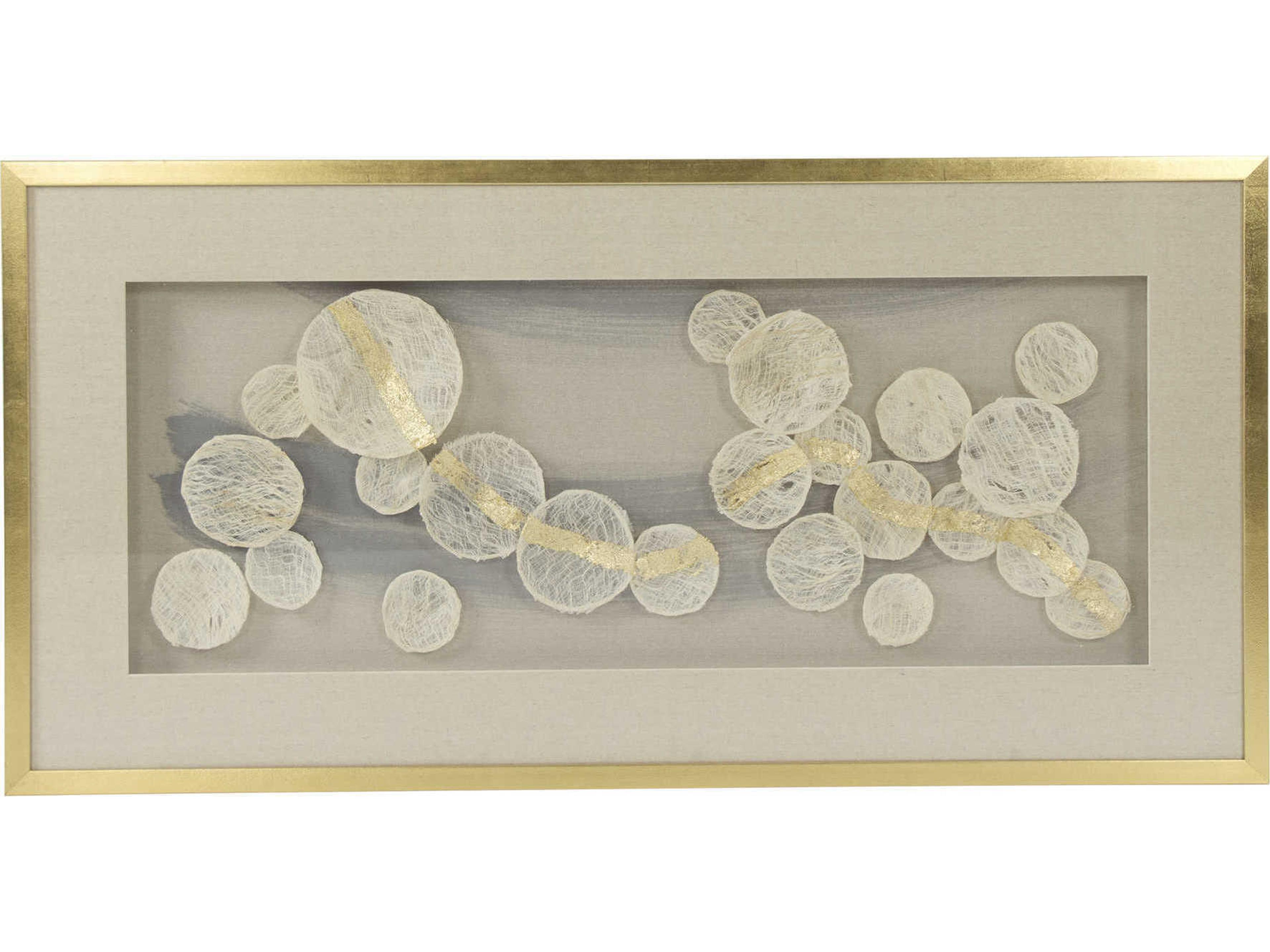 Zentique Abstract Shell Shadow Box