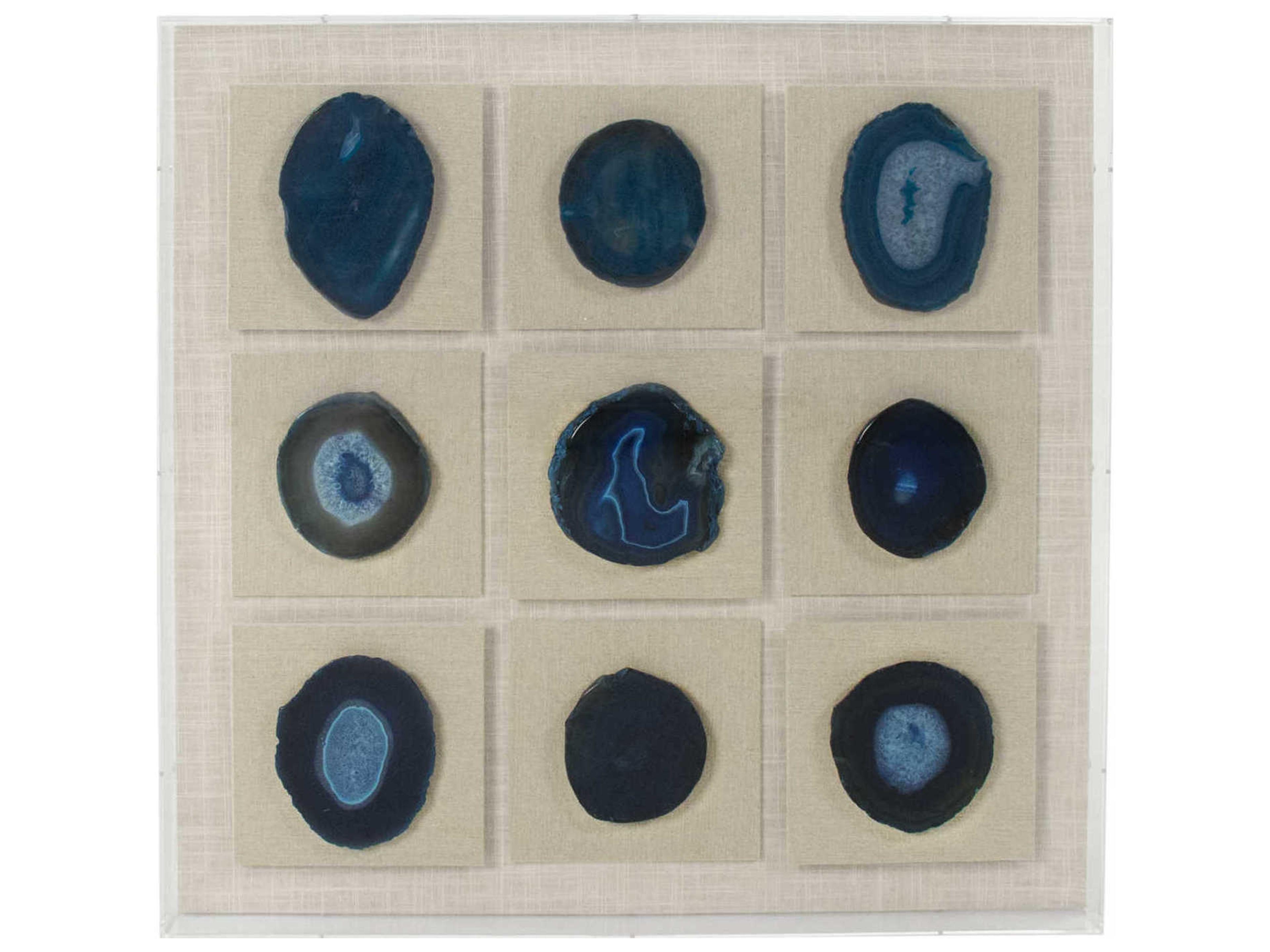 Zentique Blue Stone Shadow Box