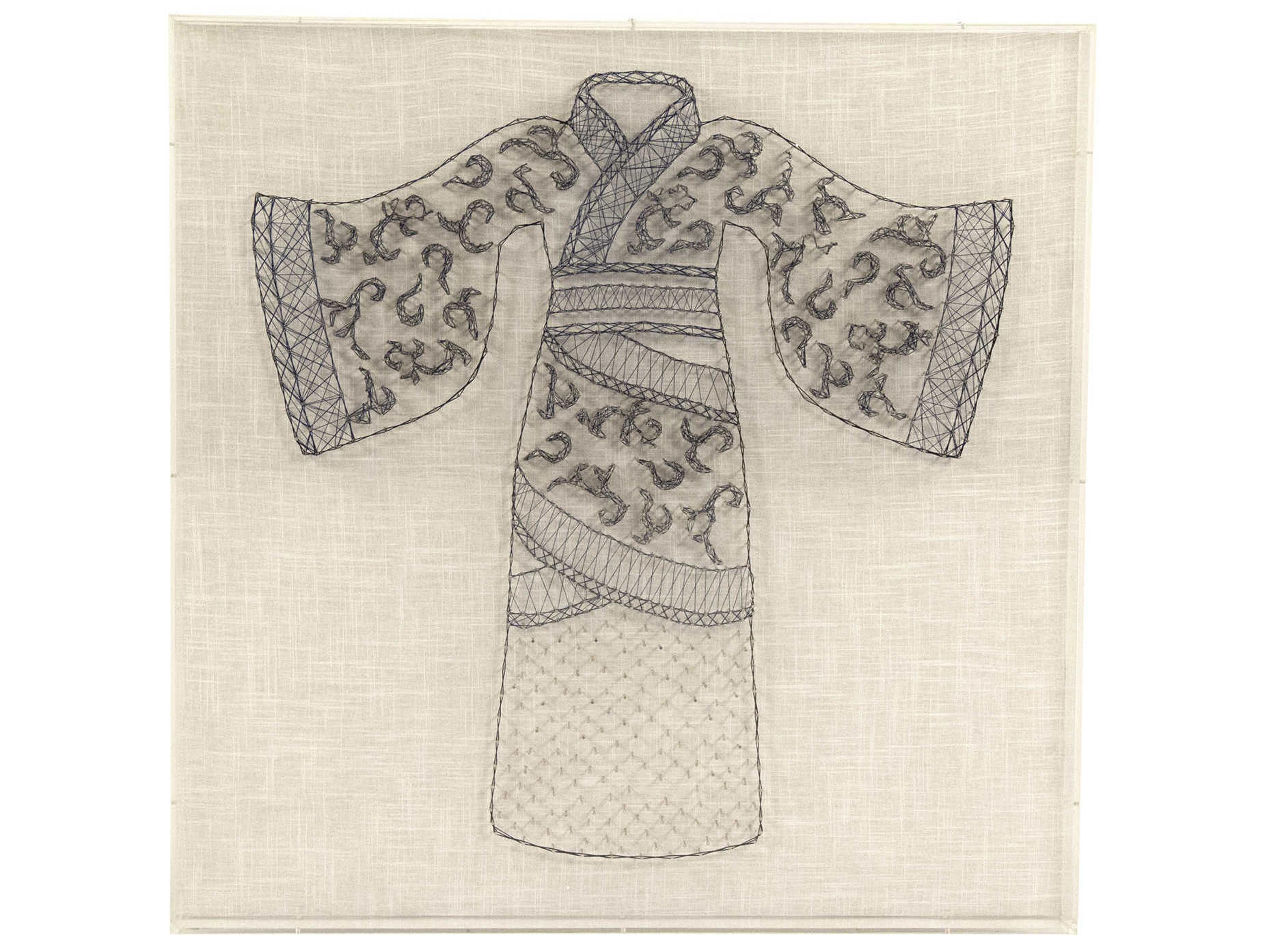 Zentique Kimono String Shadow Box