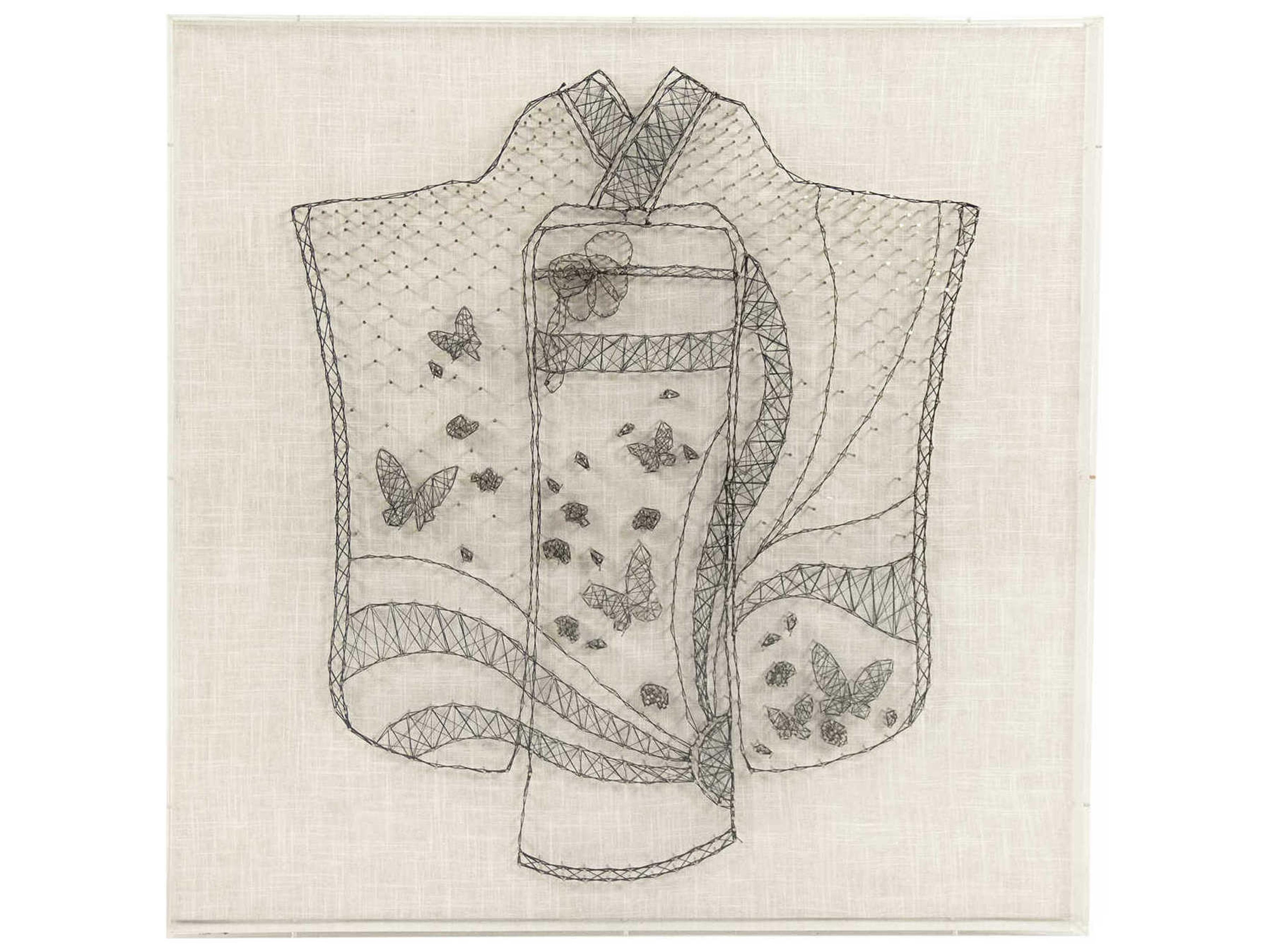 Kimono String Shadow Box