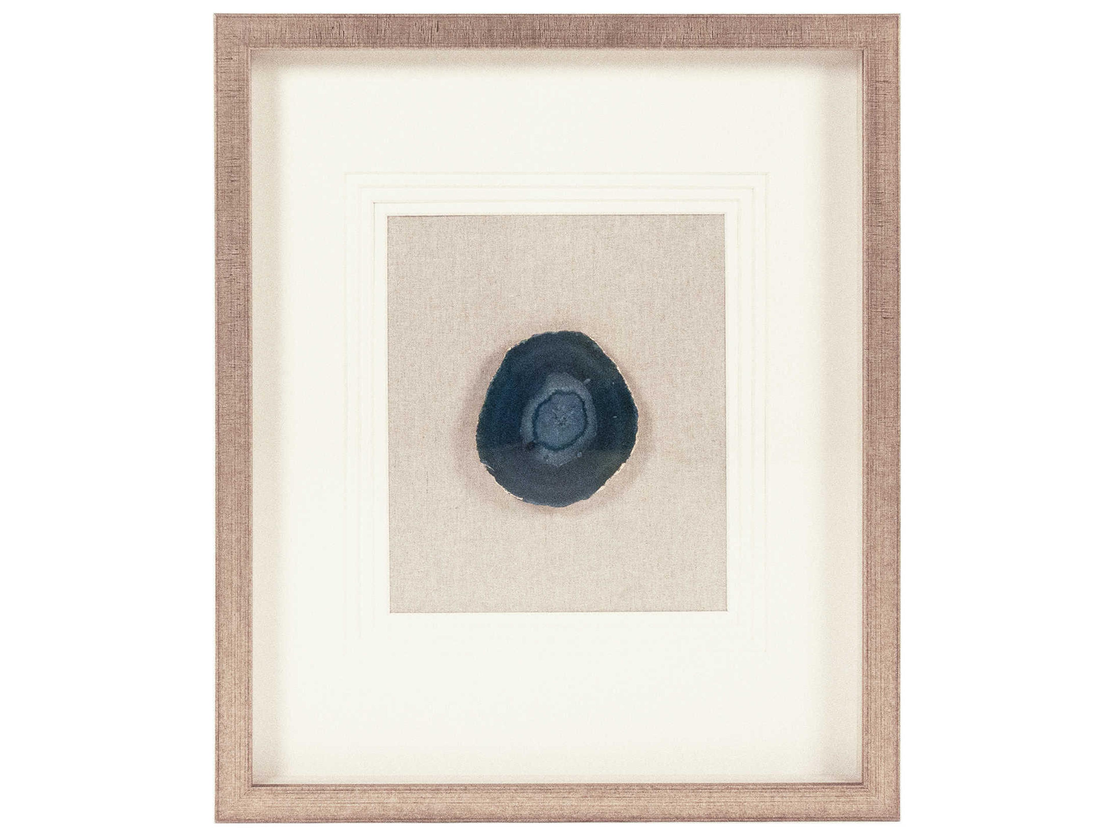 Blue Geode Shadow Box