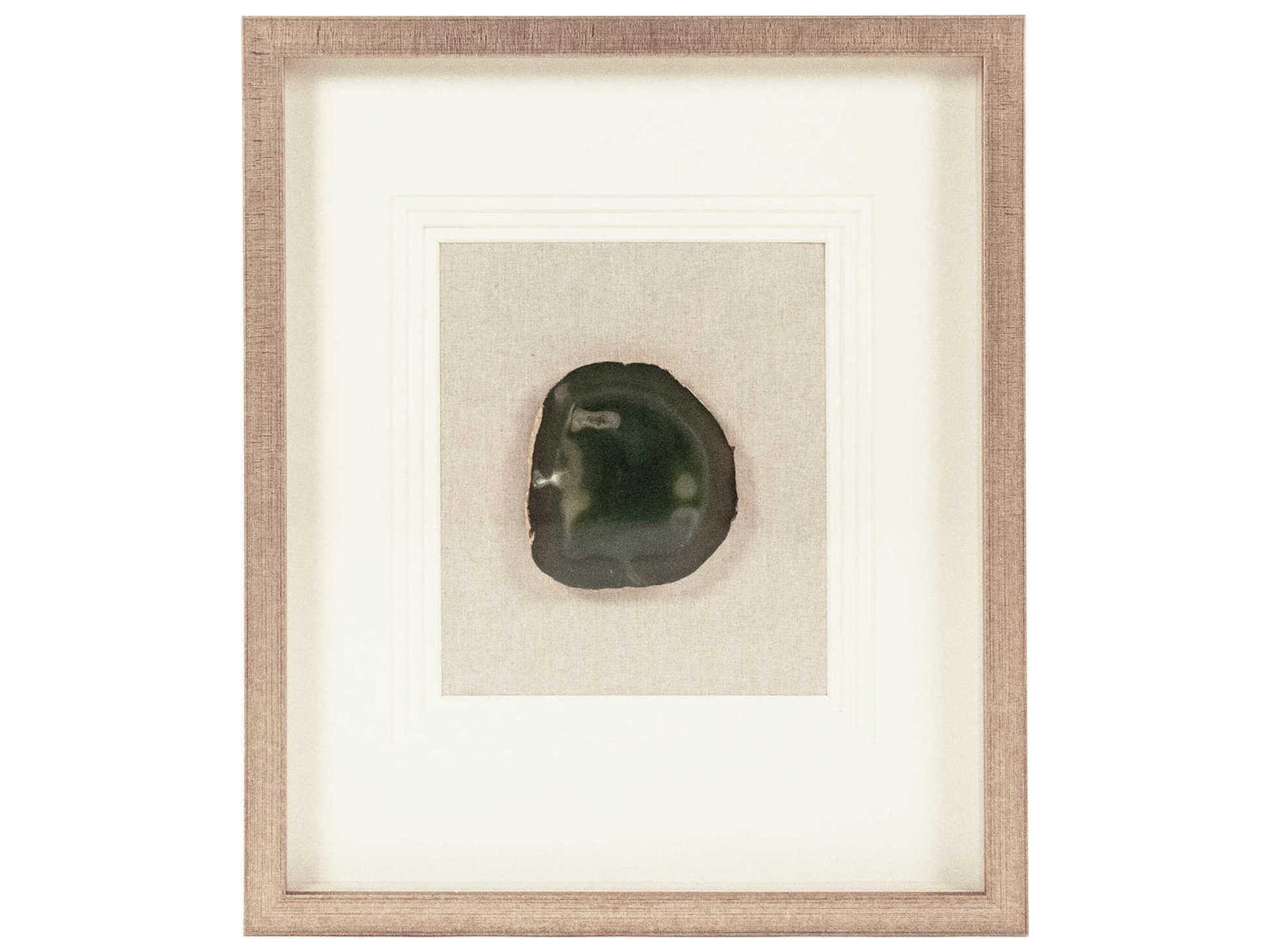 Green Geode Shadow Box