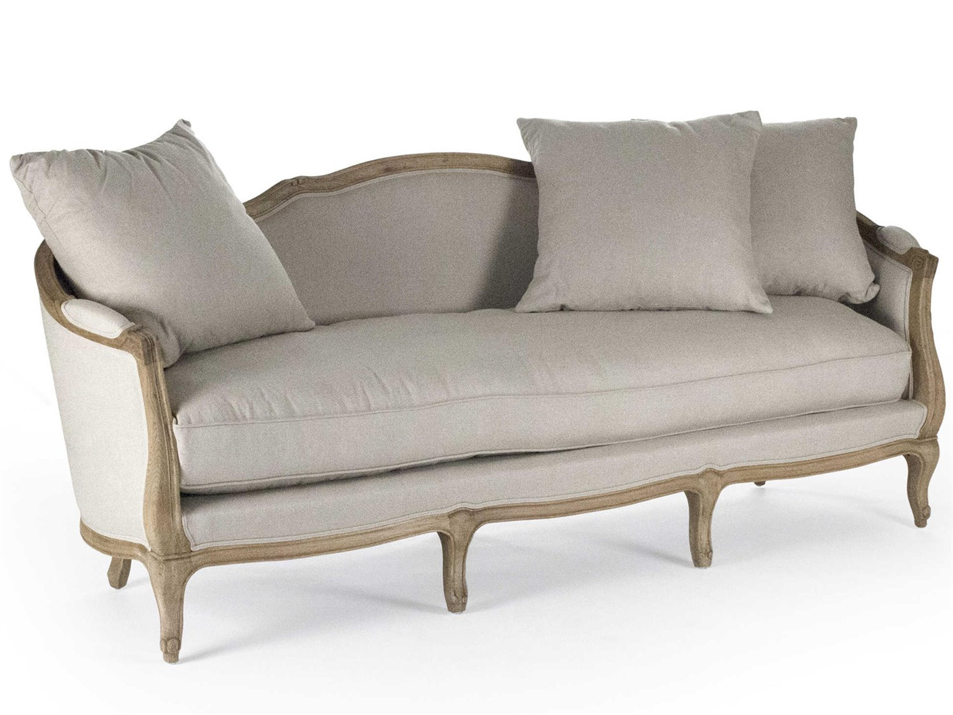 Maison Gray Upholstered Sofa