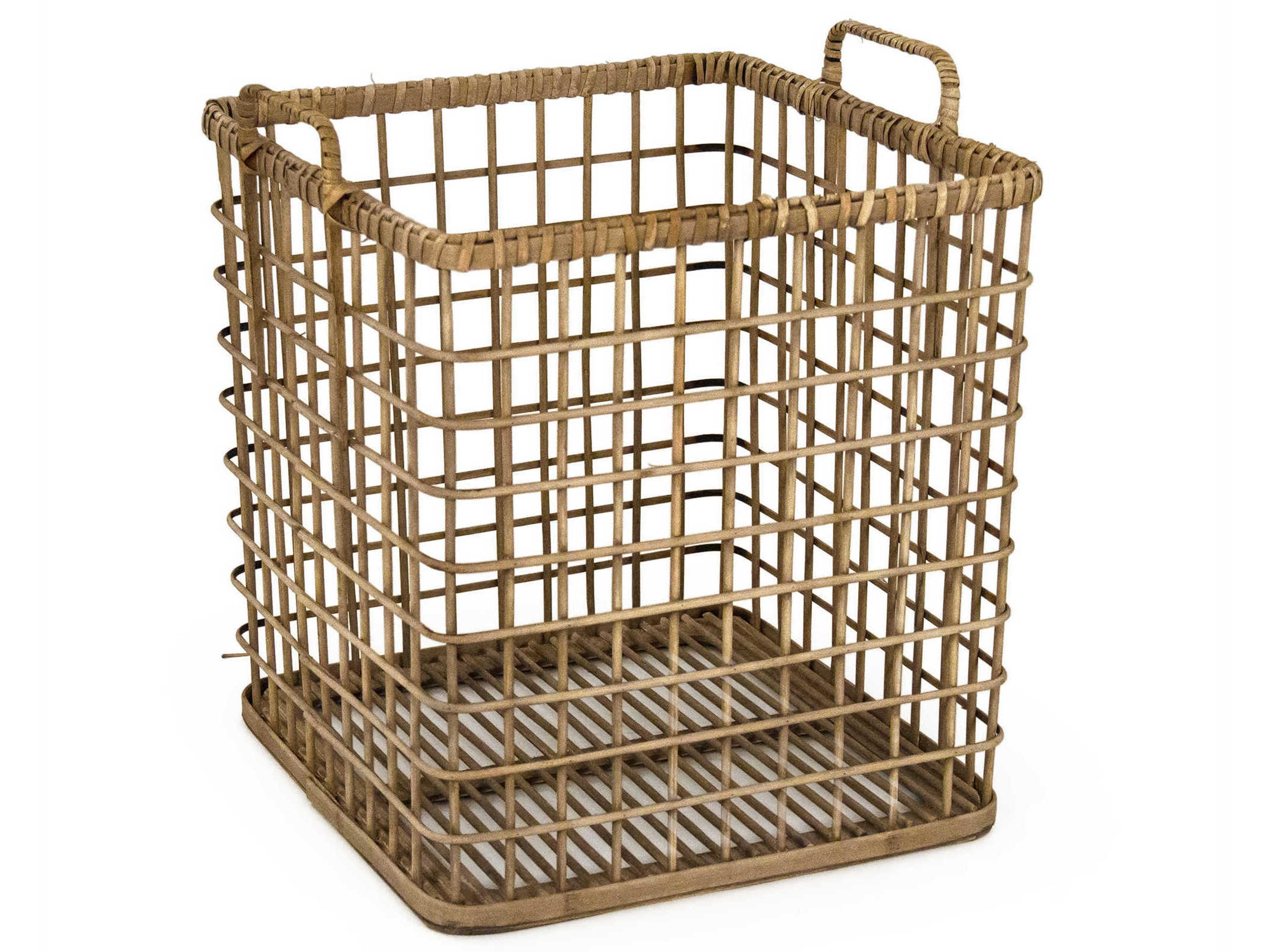 Tan 16" Storage Basket