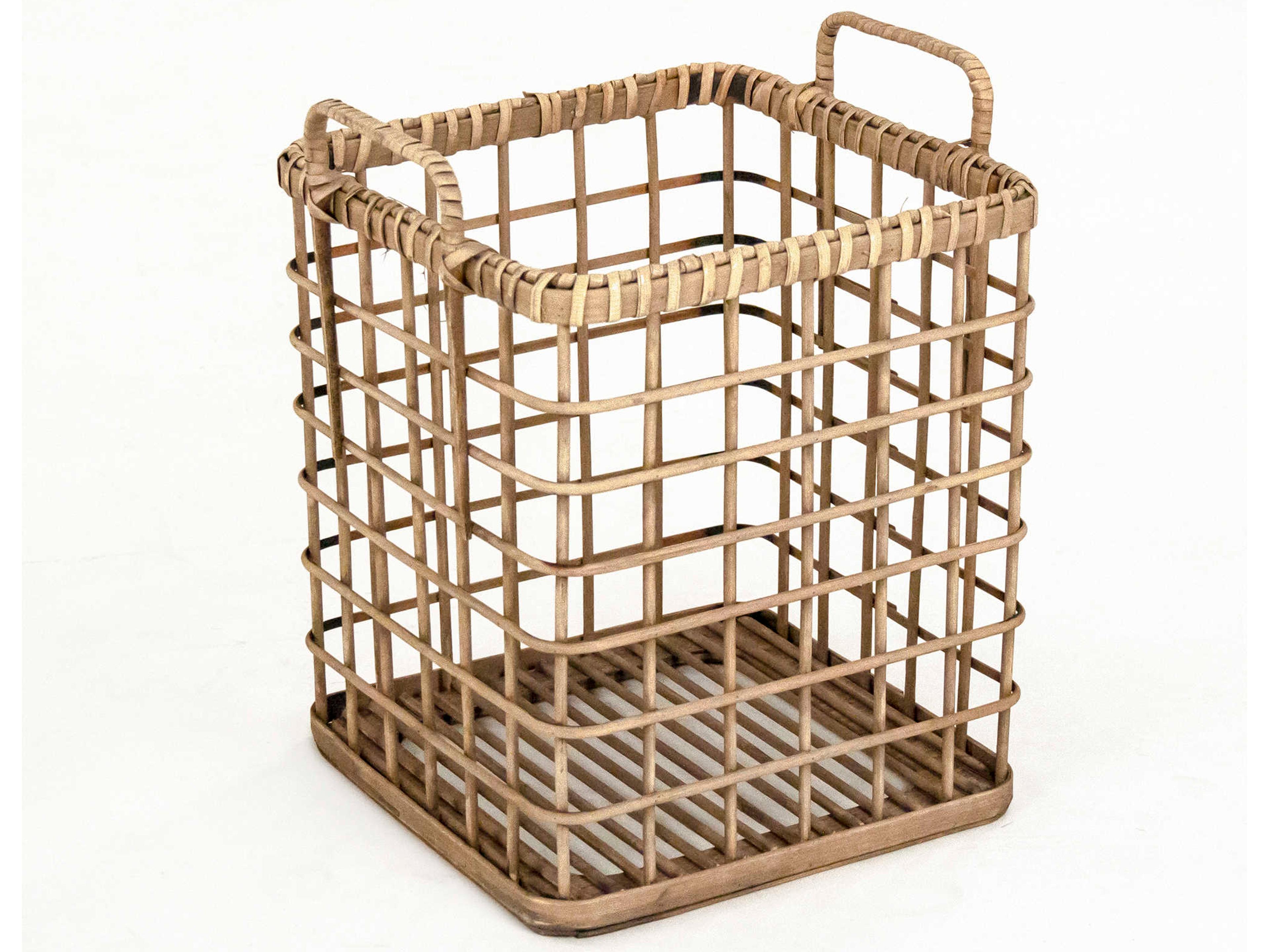 Zentique Tan 12" Storage Basket