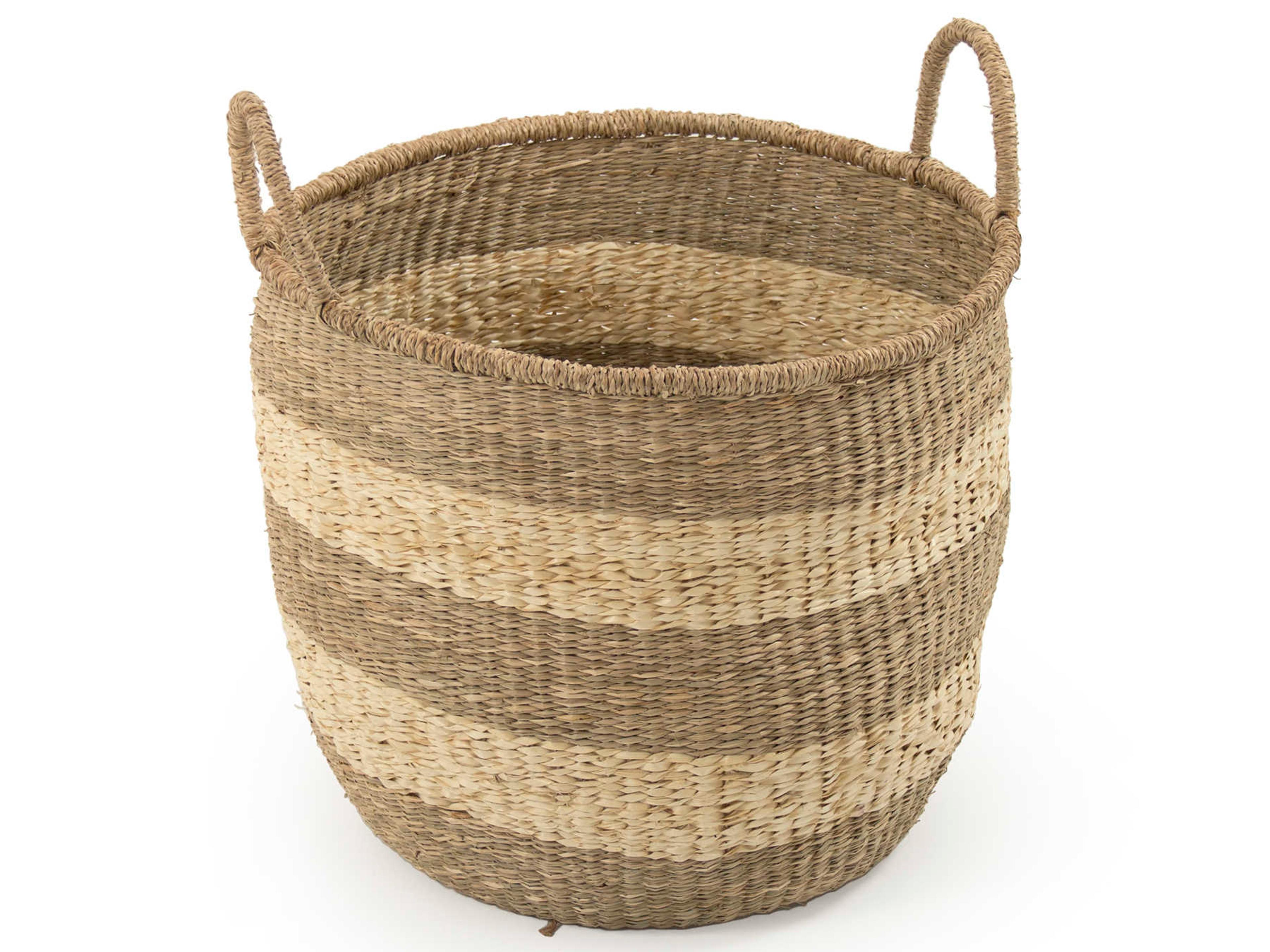 Zentique Brown 19" Rounded Basket