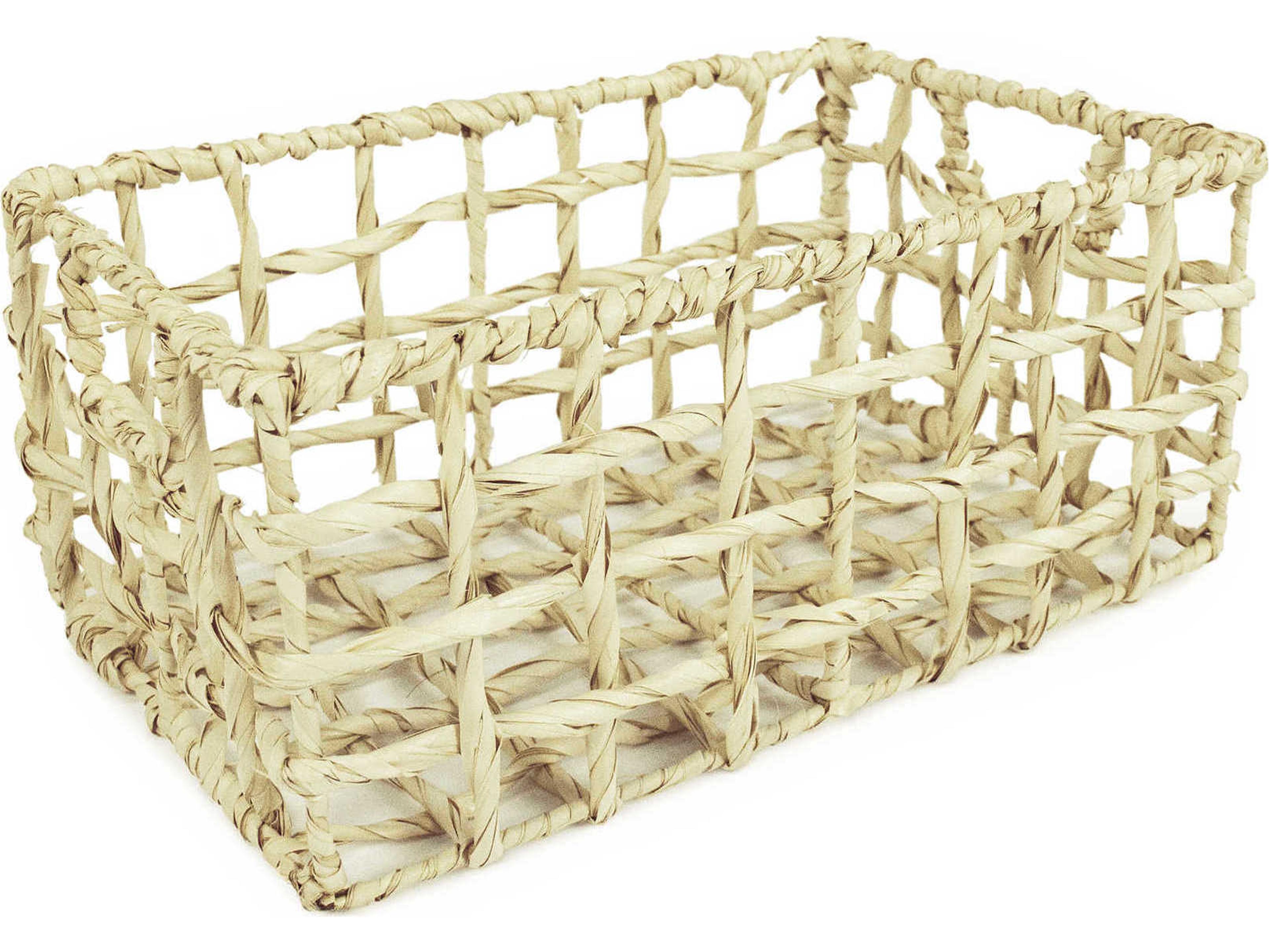 Zentique Light Brown 16" Woven Basket
