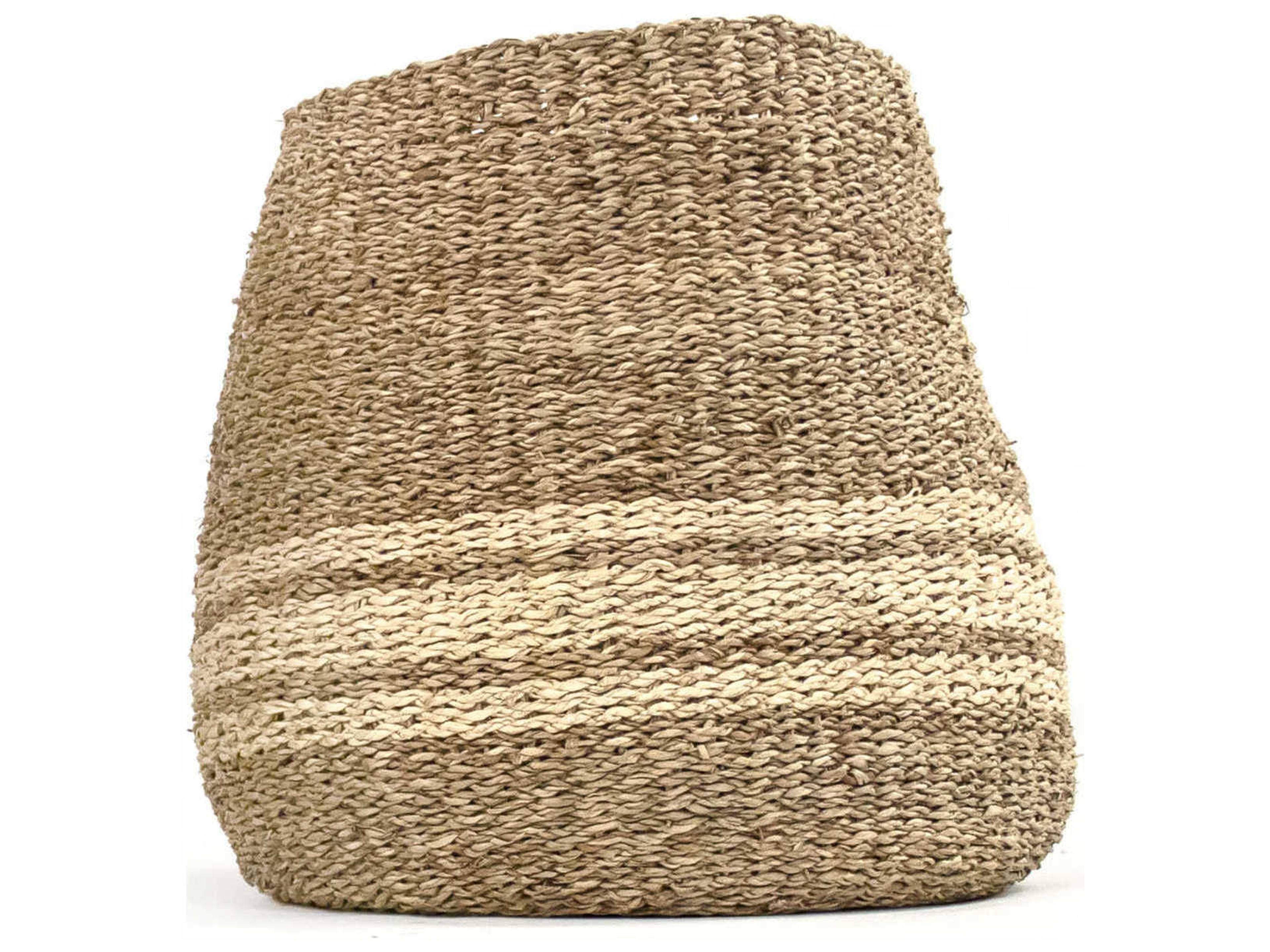 Zentique Brown / Beige 14" Woven Basket