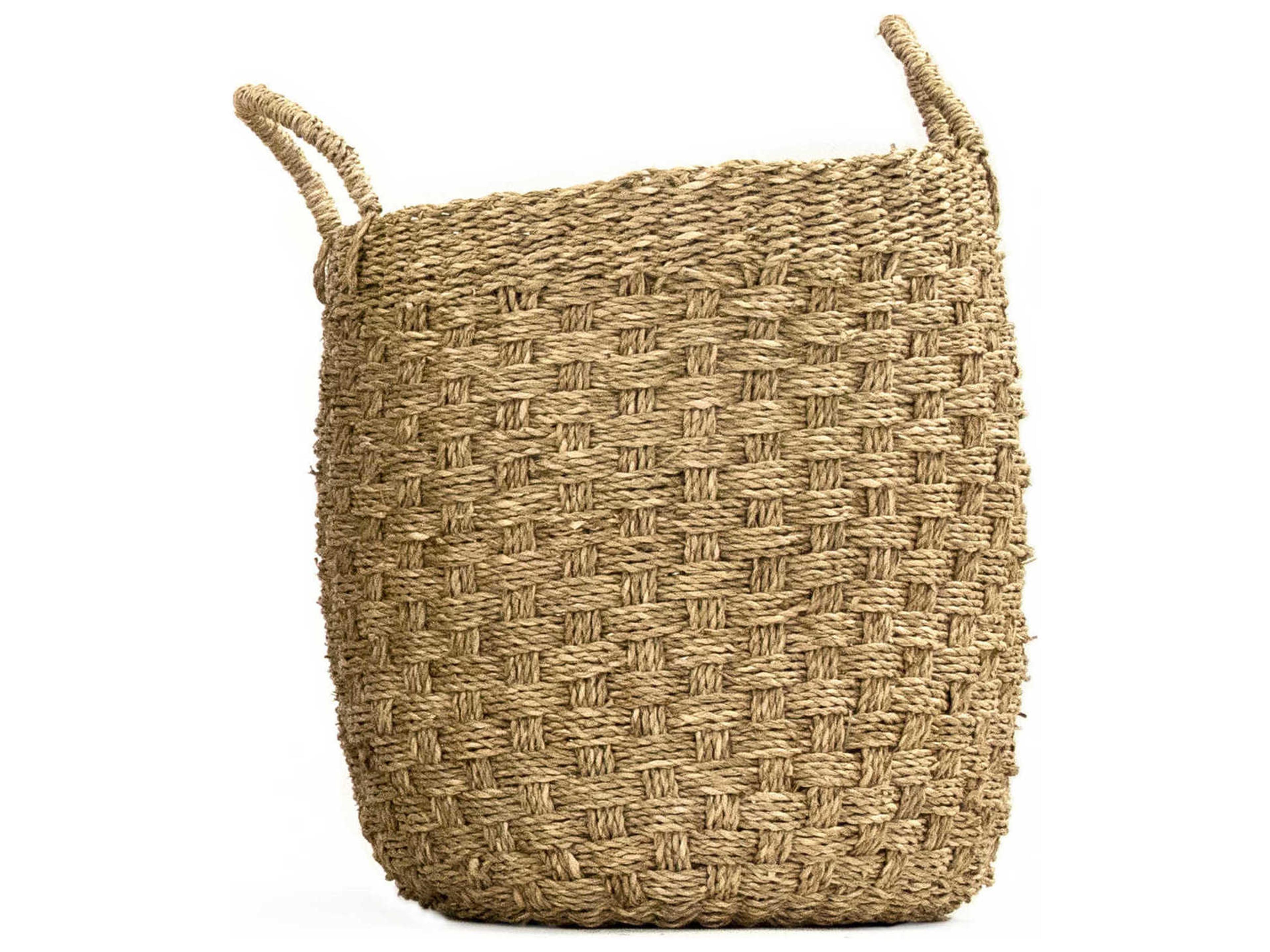 Zentique Brown 13" High Woven Basket